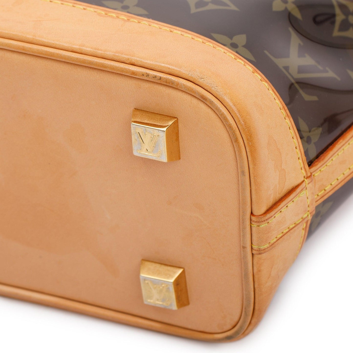 Louis Vuitton Brown Monogram Vinyl Cabas Sac Ambre PM Tote