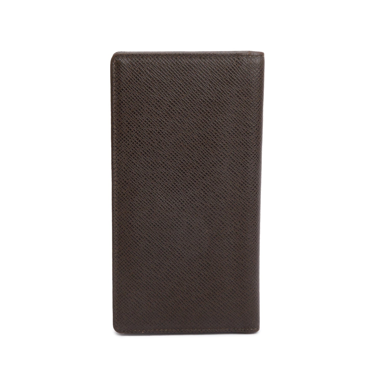 Louis Vuitton Brown Taiga Leather Porte-Valeurs Wallet Organizer