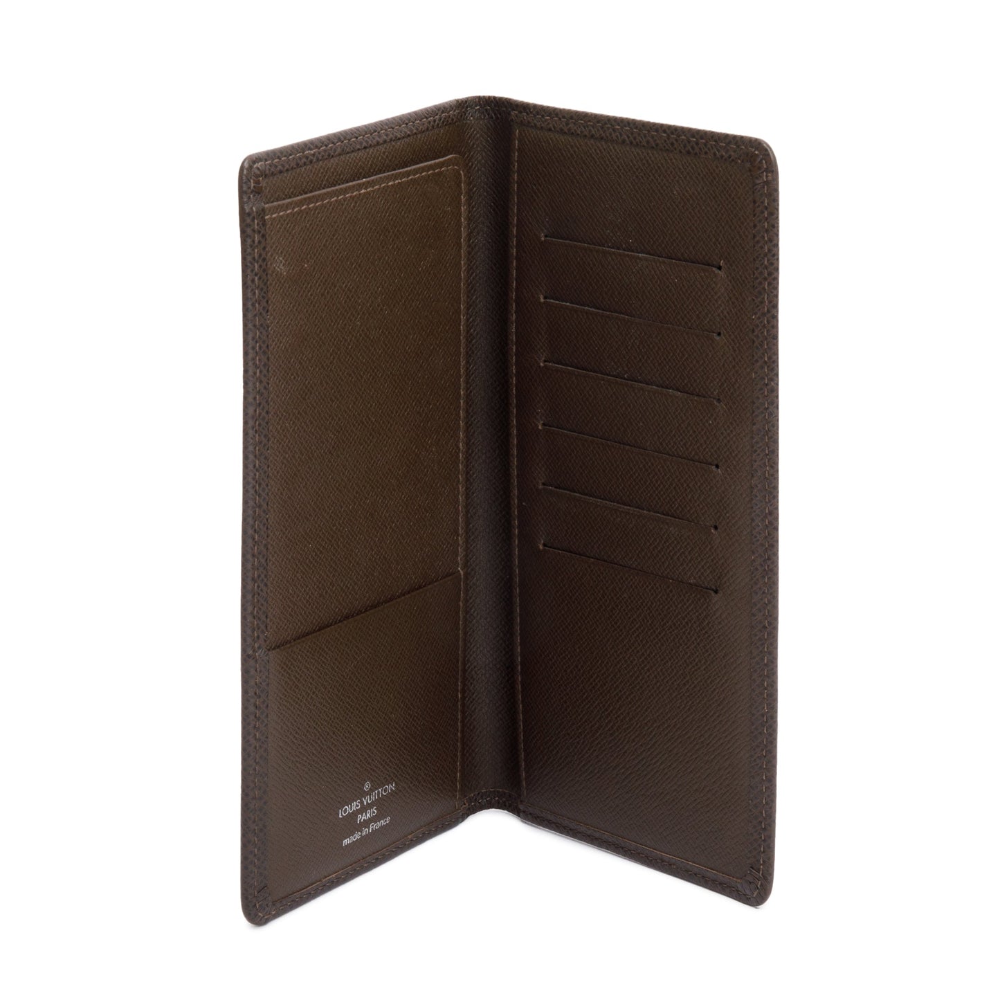 Louis Vuitton Brown Taiga Leather Porte-Valeurs Wallet Organizer