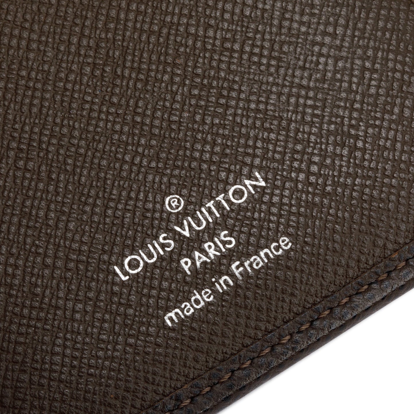 Louis Vuitton Brown Taiga Leather Porte-Valeurs Wallet Organizer