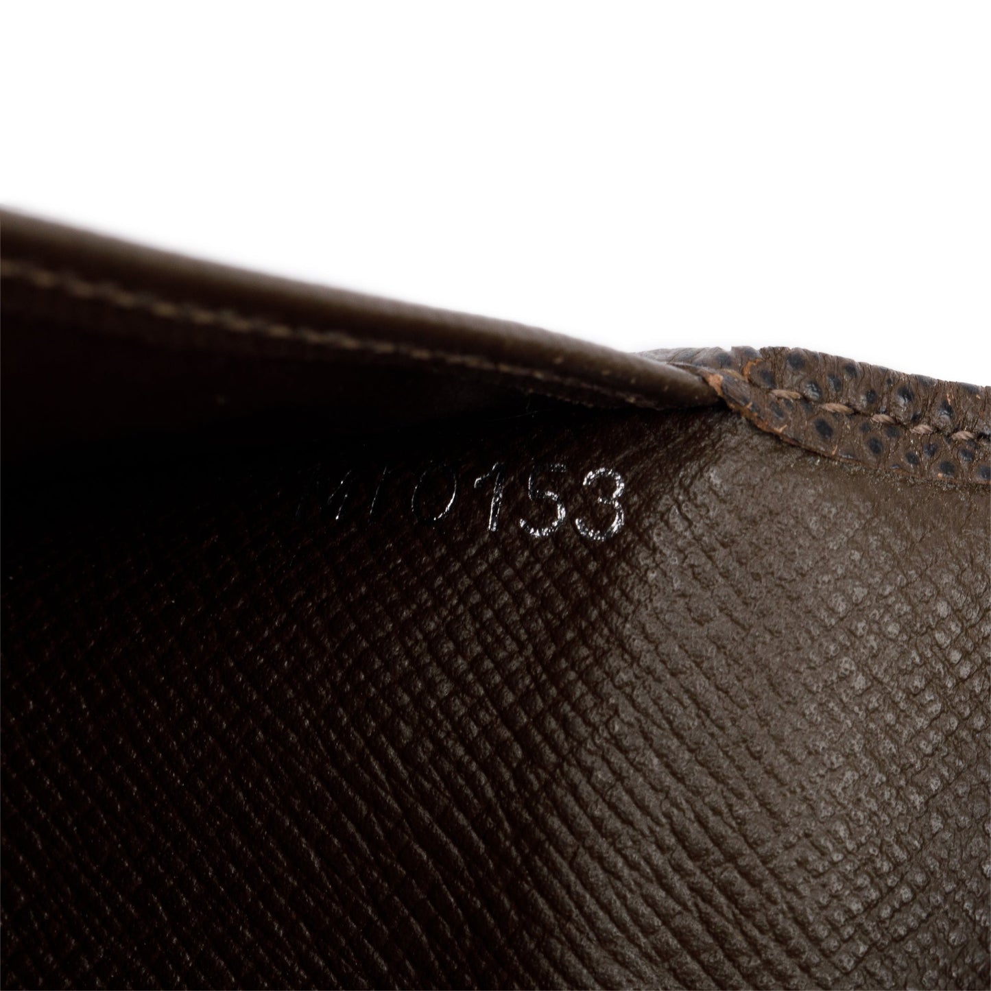 Louis Vuitton Brown Taiga Leather Porte-Valeurs Wallet Organizer