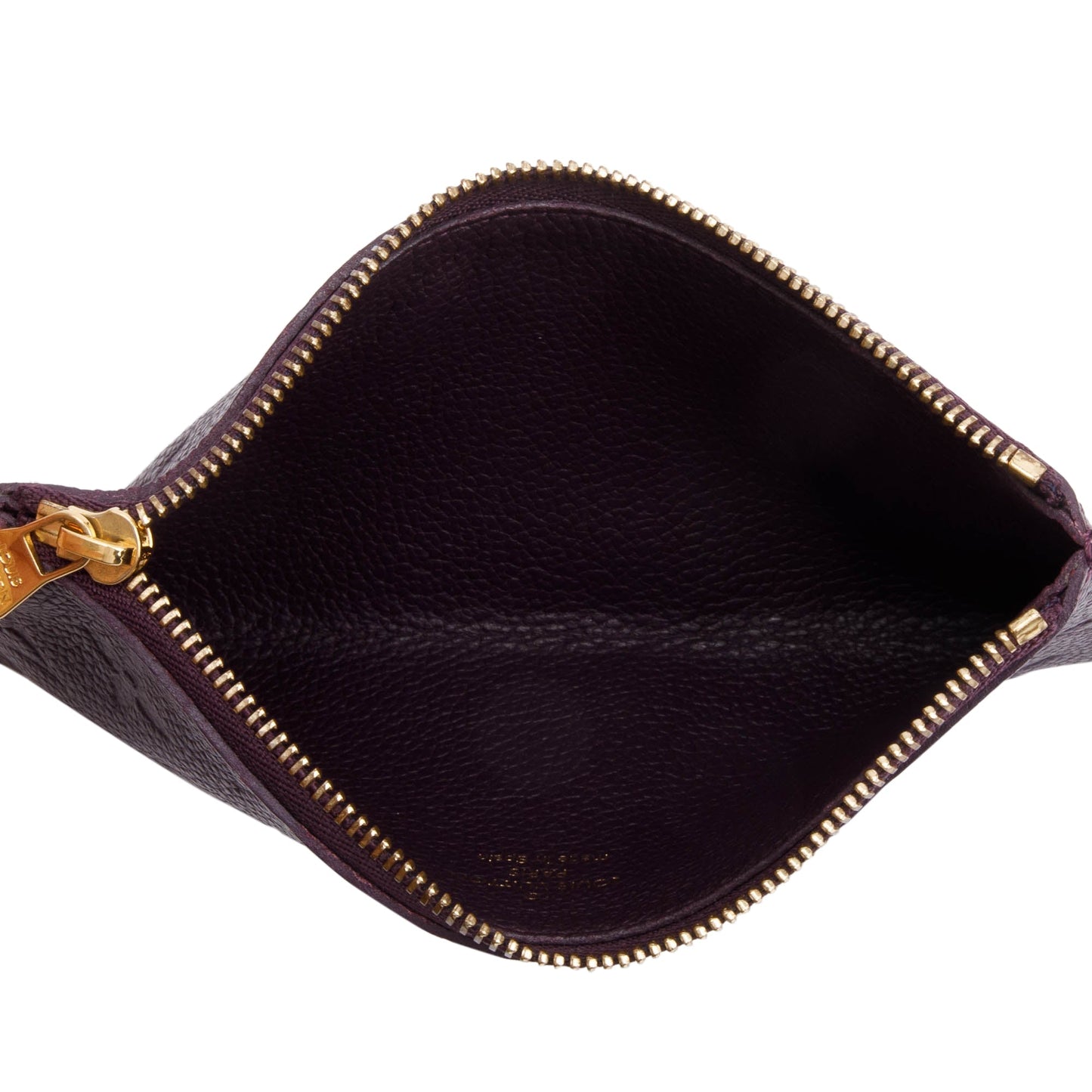 Louis Vuitton Burgundy Monogram Empreinte Curieuse Wallet