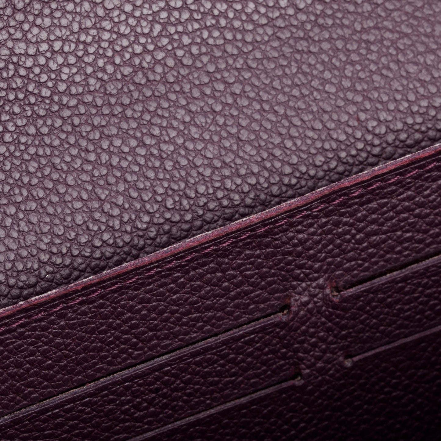Louis Vuitton Burgundy Monogram Empreinte Curieuse Wallet