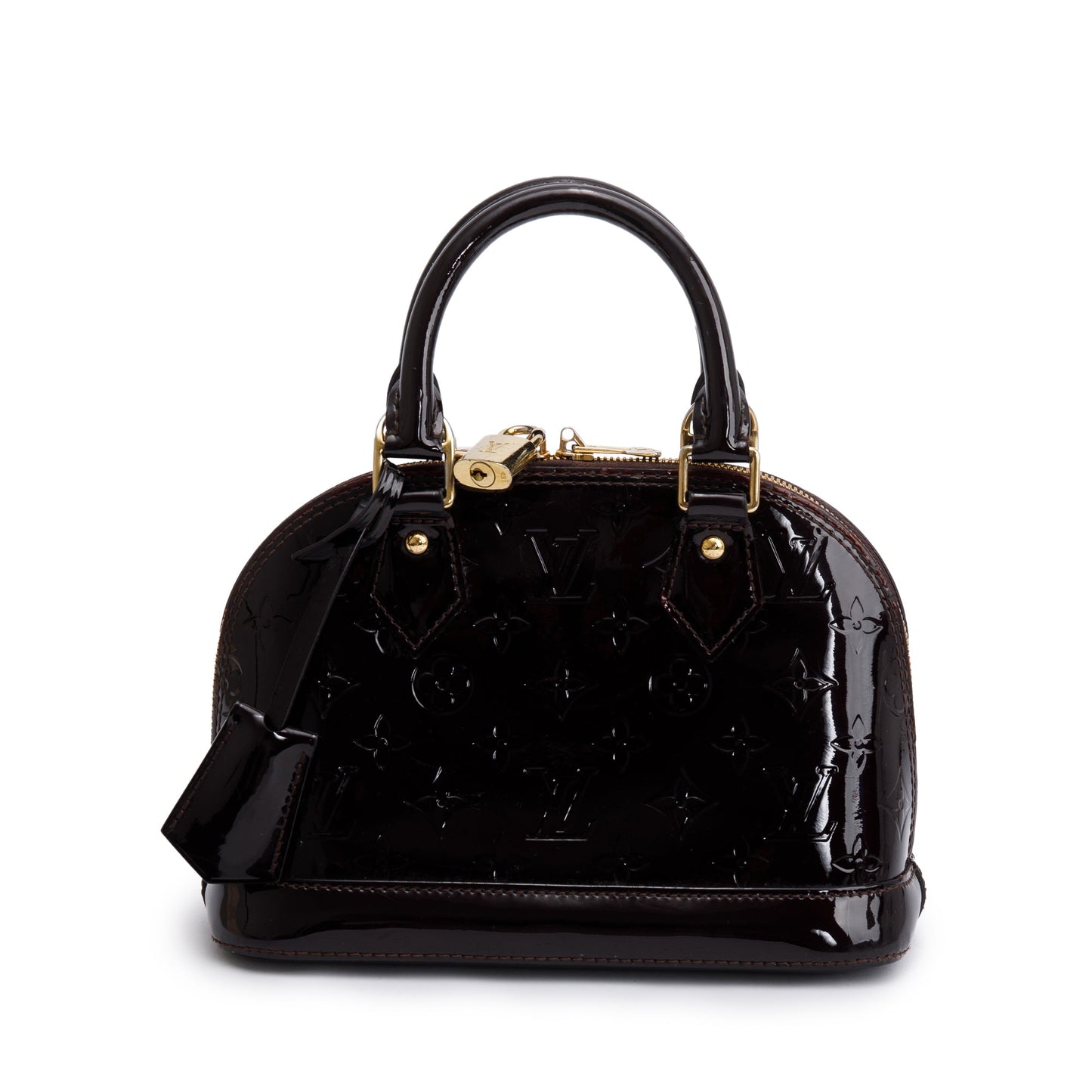 Louis Vuitton Burgundy Monogram Vernis Leather Alma BB