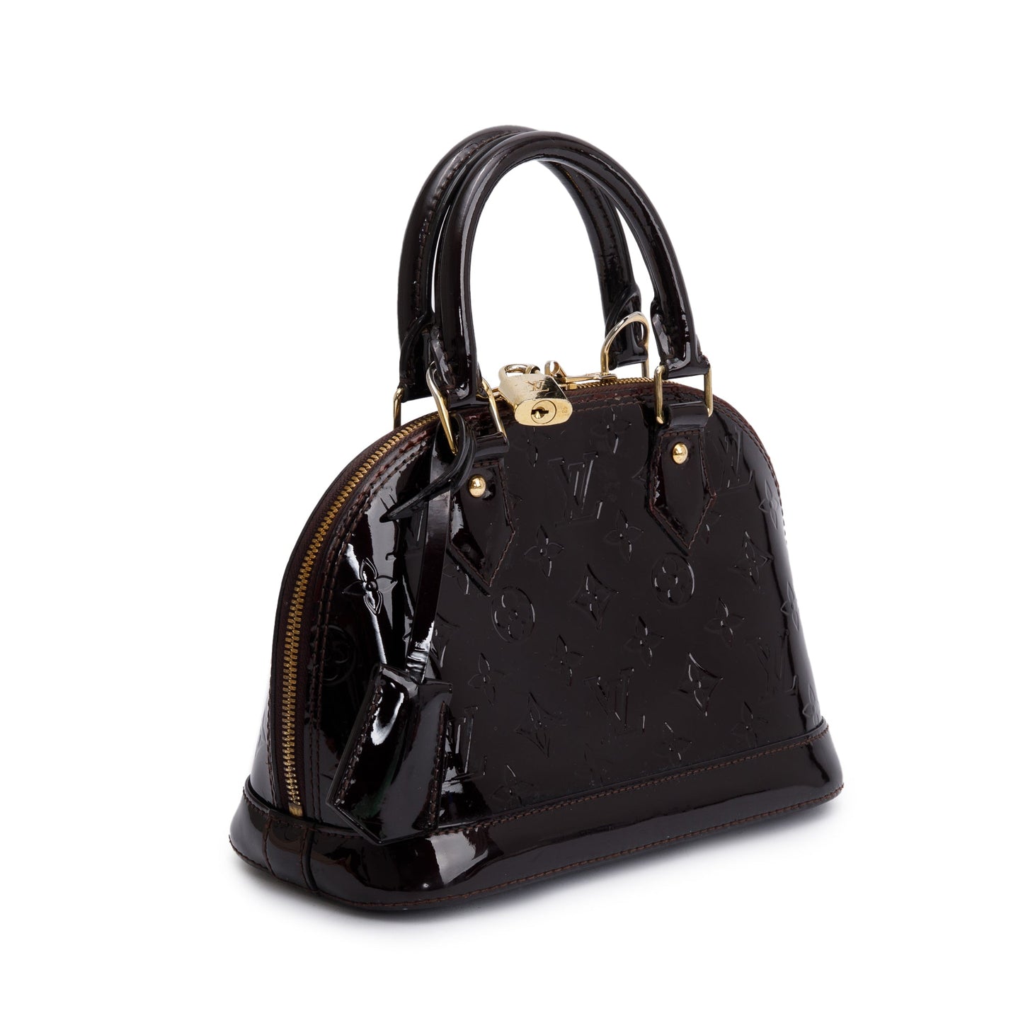 Louis Vuitton Burgundy Monogram Vernis Leather Alma BB