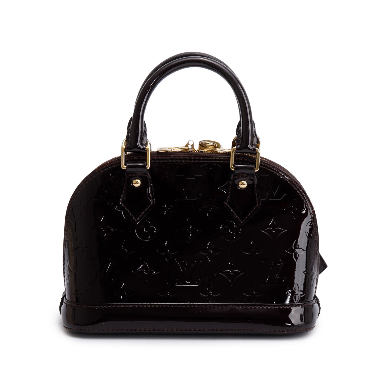 Louis Vuitton Burgundy Monogram Vernis Leather Alma BB
