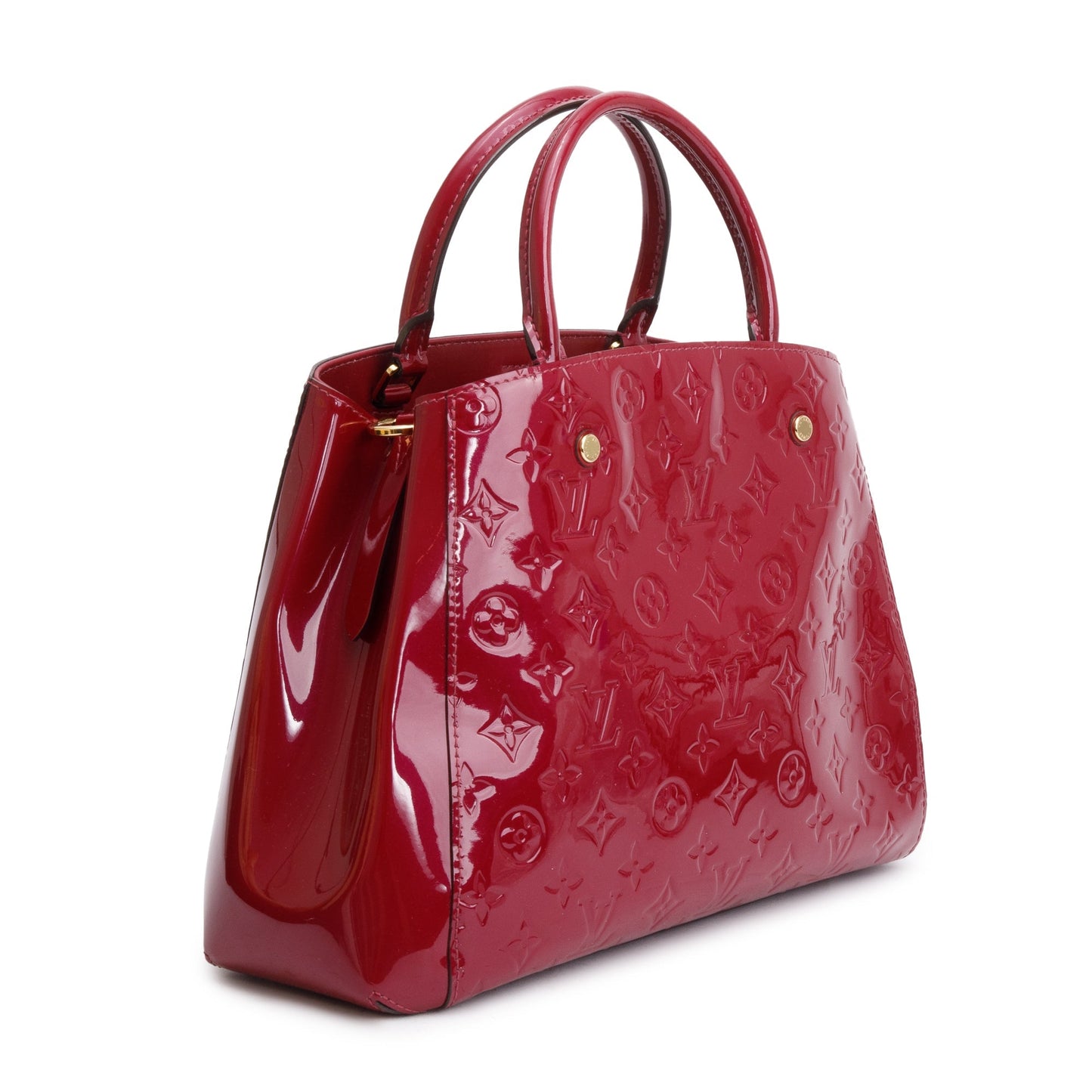 Louis Vuitton Burgundy Monogram Vernis Montaigne MM