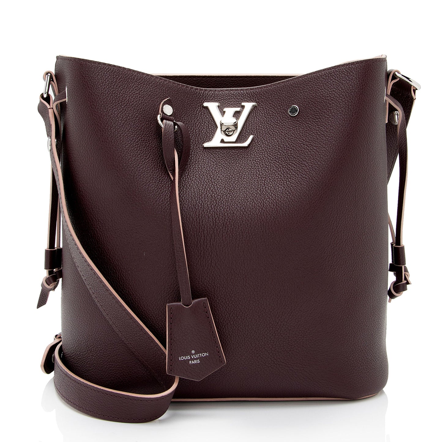Louis Vuitton Calfskin Lockme Bucket Bag (SHF-Ie5h5b)