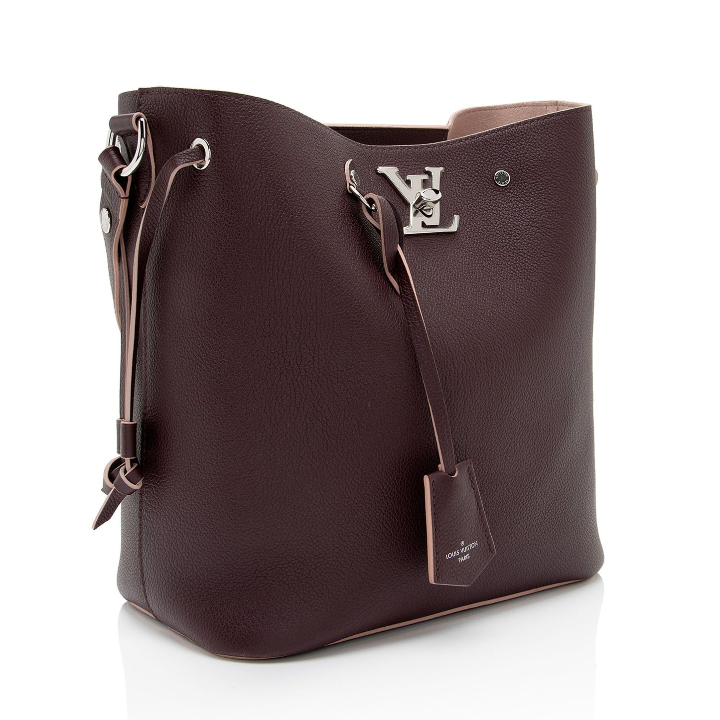Louis Vuitton Calfskin Lockme Bucket Bag (SHF-Ie5h5b)