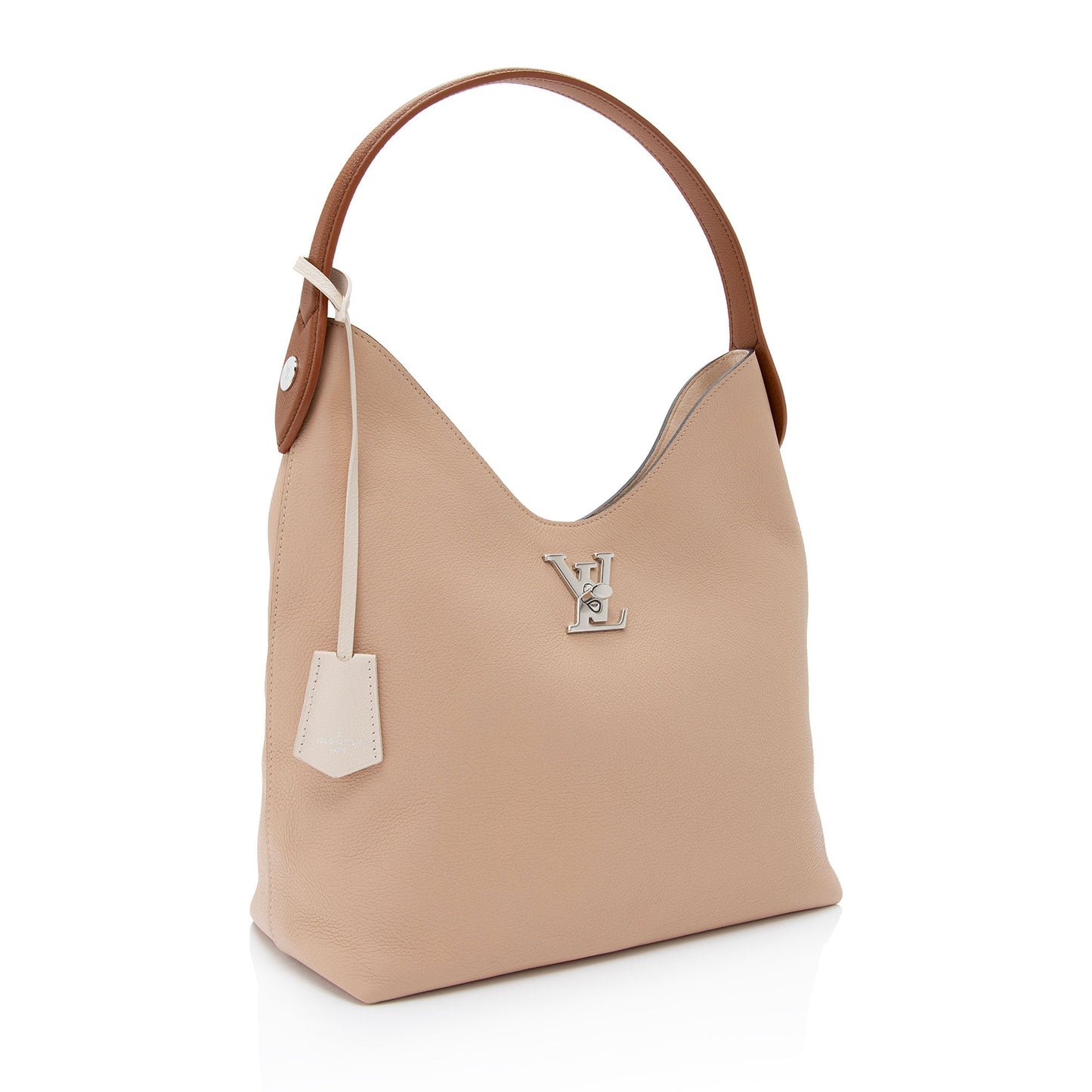 Louis Vuitton Calfskin Lockme Hobo (SHF-qylTpe)