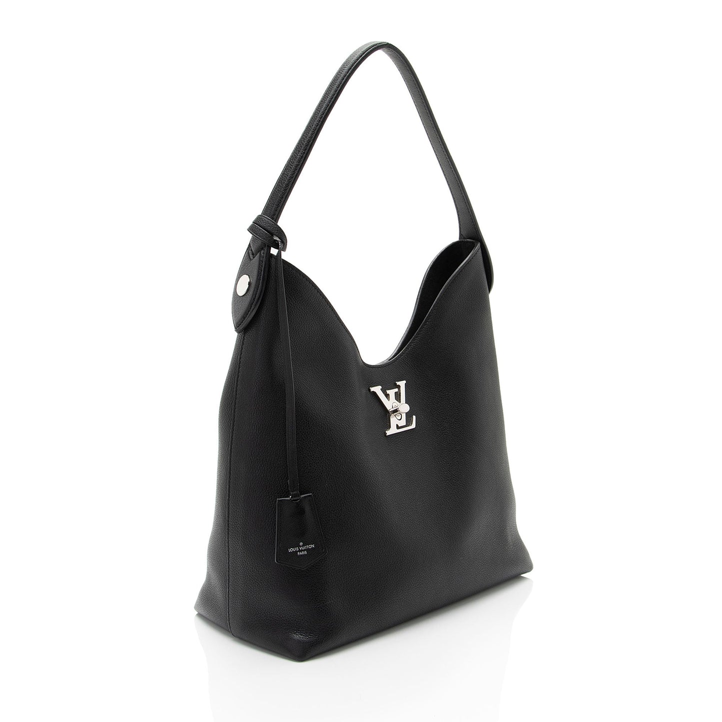 Louis Vuitton Calfskin Lockme Hobo (SHF-7tQkNs)