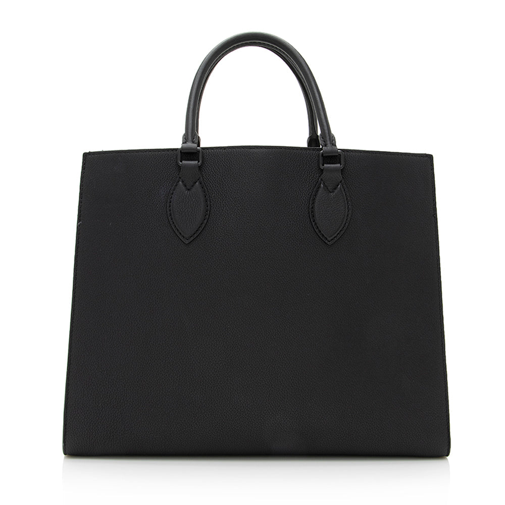 Louis Vuitton Calfskin Lockme Tote (SHF-21403)