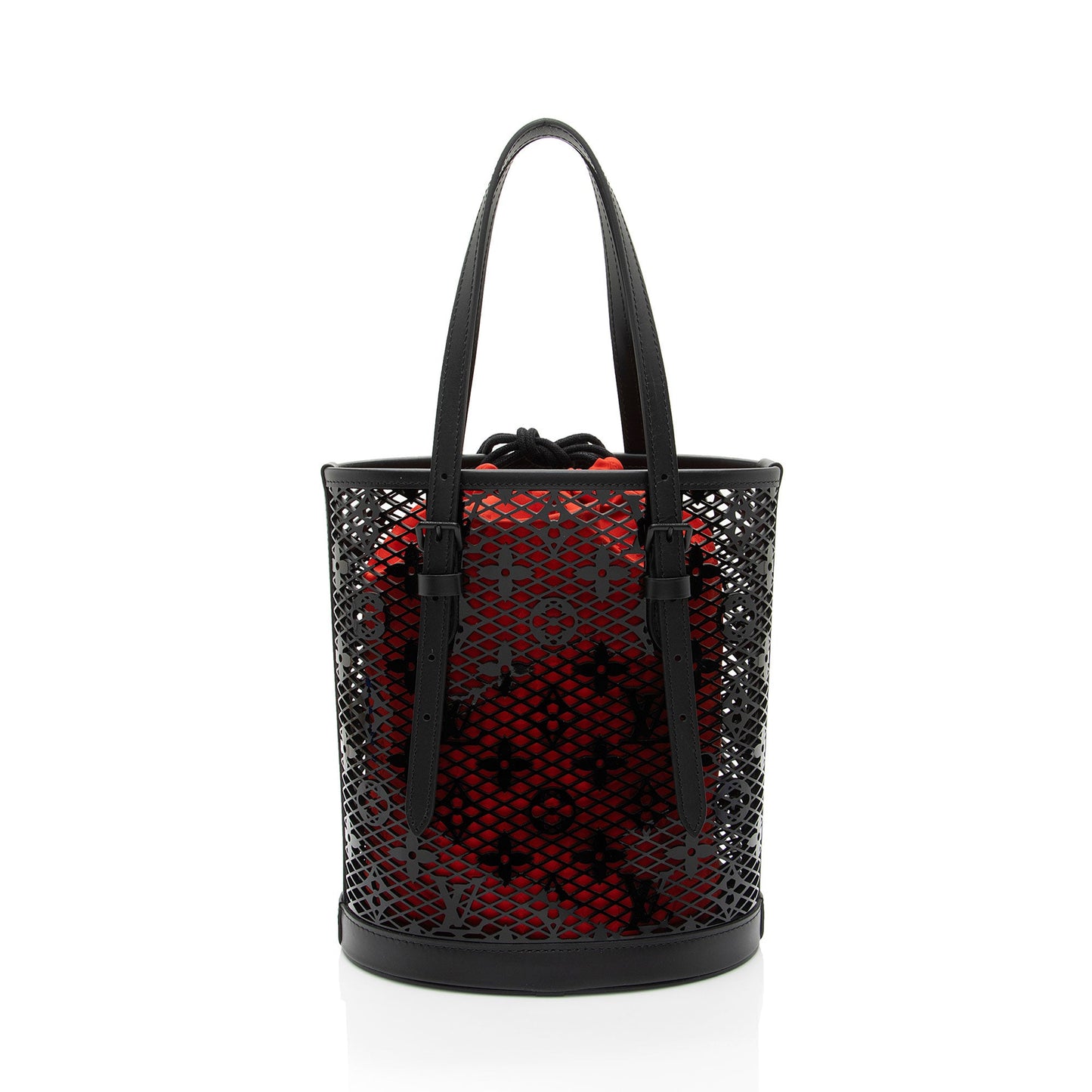 Louis Vuitton Calfskin Monogram Lace PM Bucket Bag