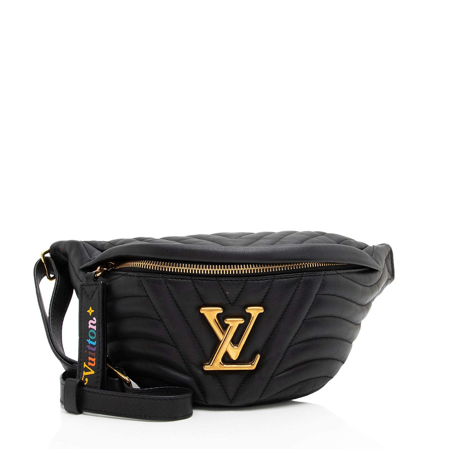 Louis Vuitton Calfskin New Wave Bumbag (SHF-gSN15r)