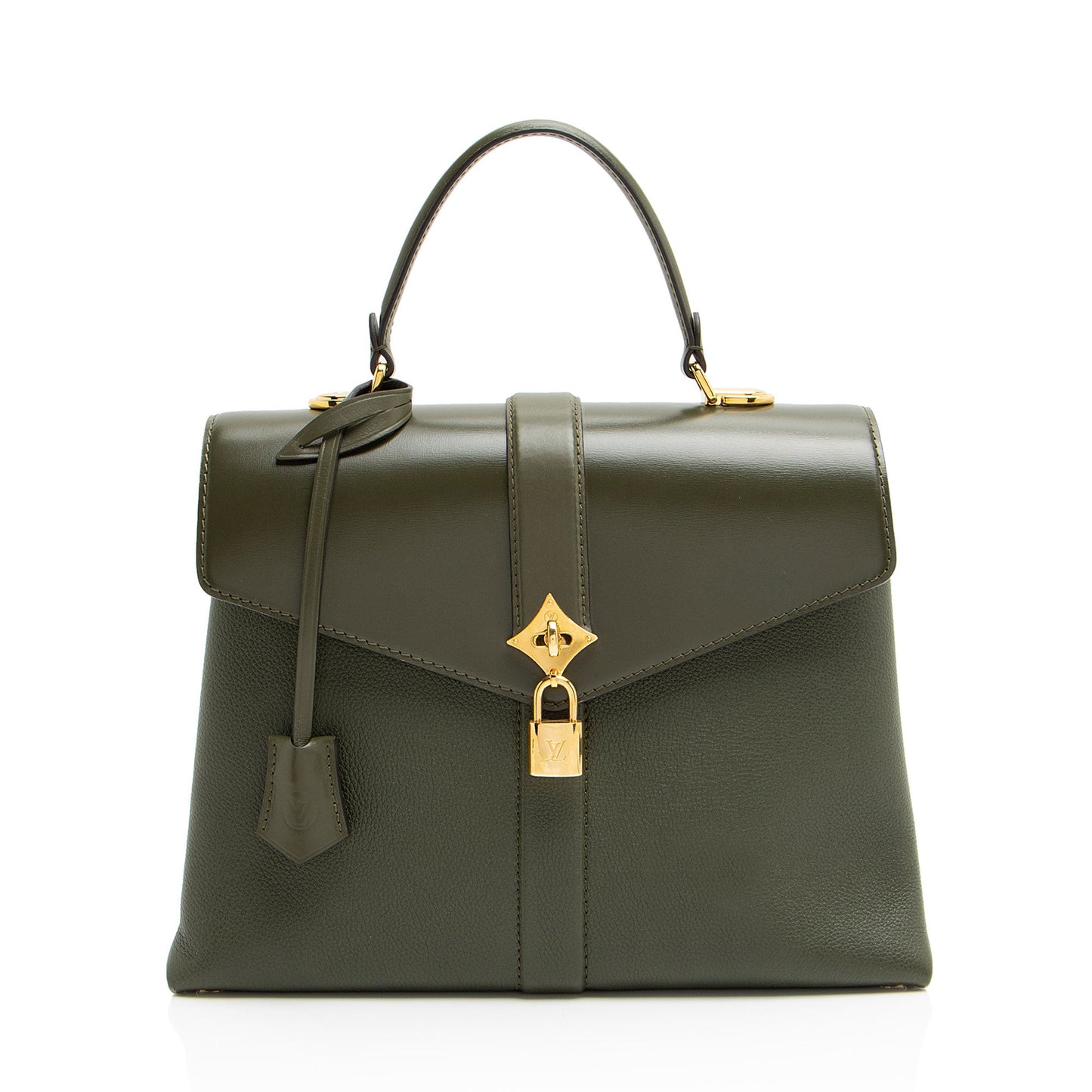 Louis Vuitton Calfskin Rose Des Vents MM Top Handle
