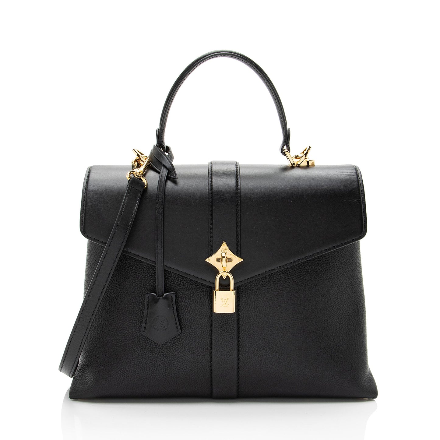 Louis Vuitton Calfskin Rose Des Vents MM Top Handle