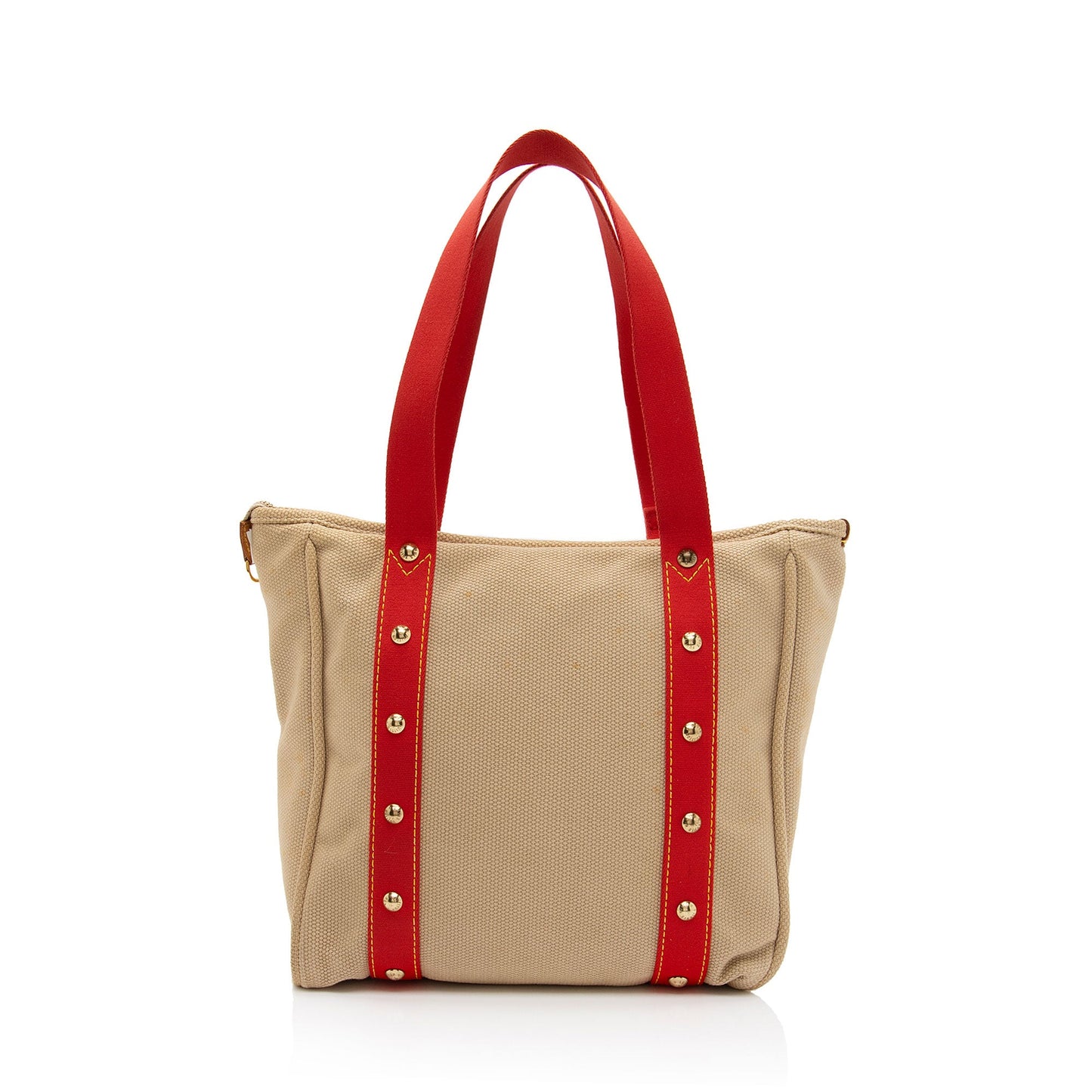 Louis Vuitton Canvas Antigua Cabas MM Tote (SHF-zkEfXc)