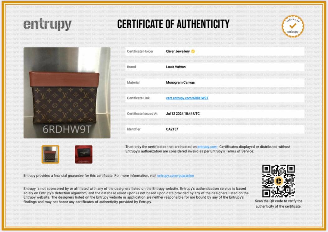 Louis Vuitton Caramel Leather Monogram Pochette Tuileries