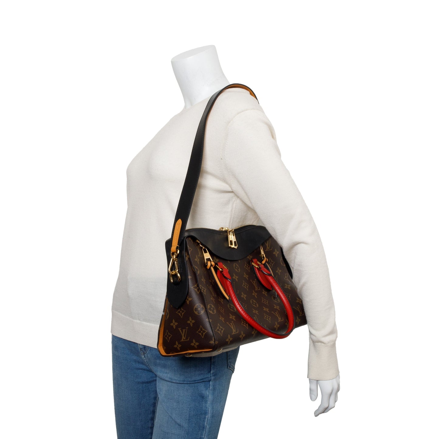 Louis Vuitton Caramel Leather Monogram Tuileries
