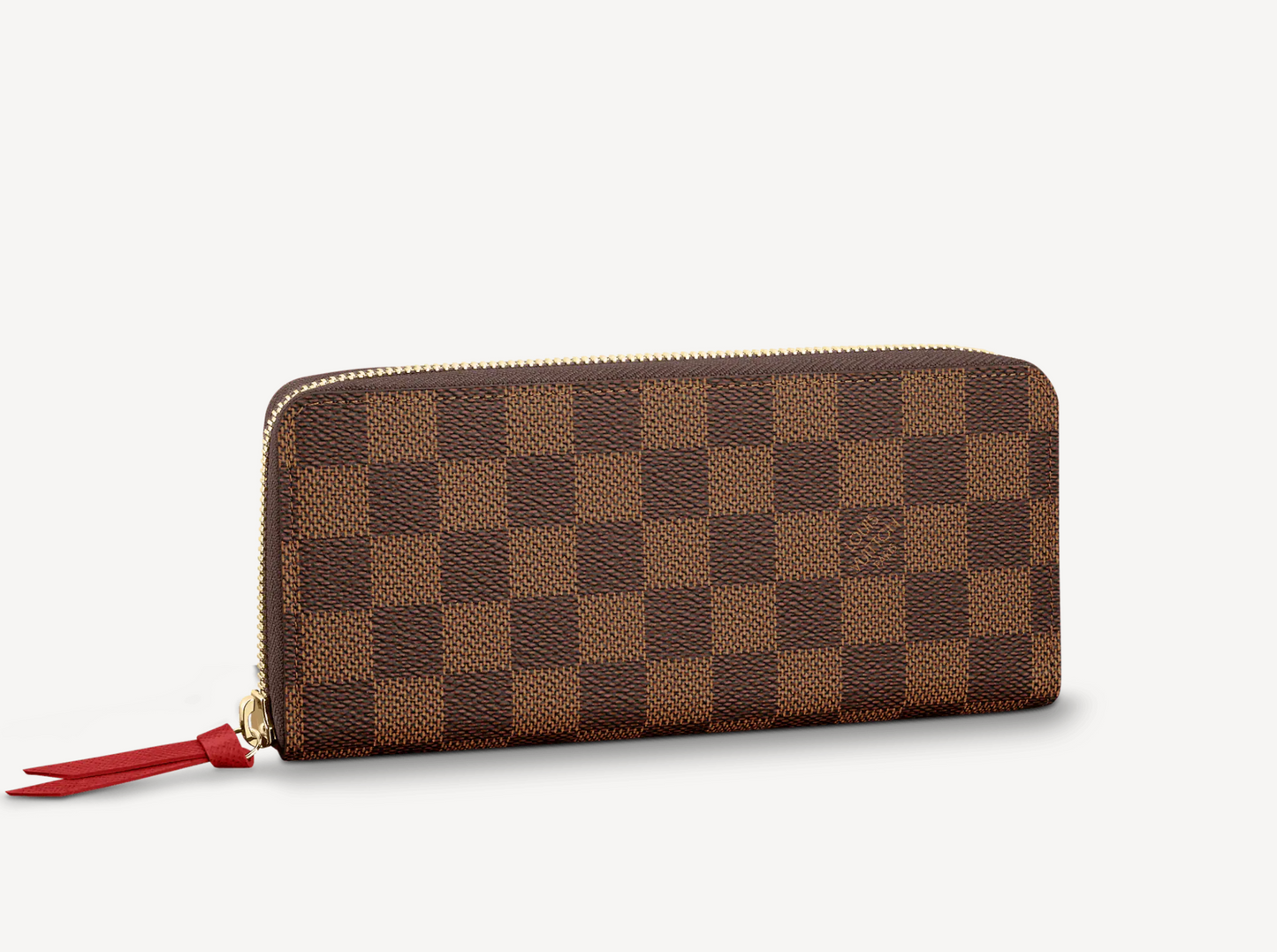 LOUIS VUITTON CLÃMENCE WALLET DAMIER EBENY CHERRY