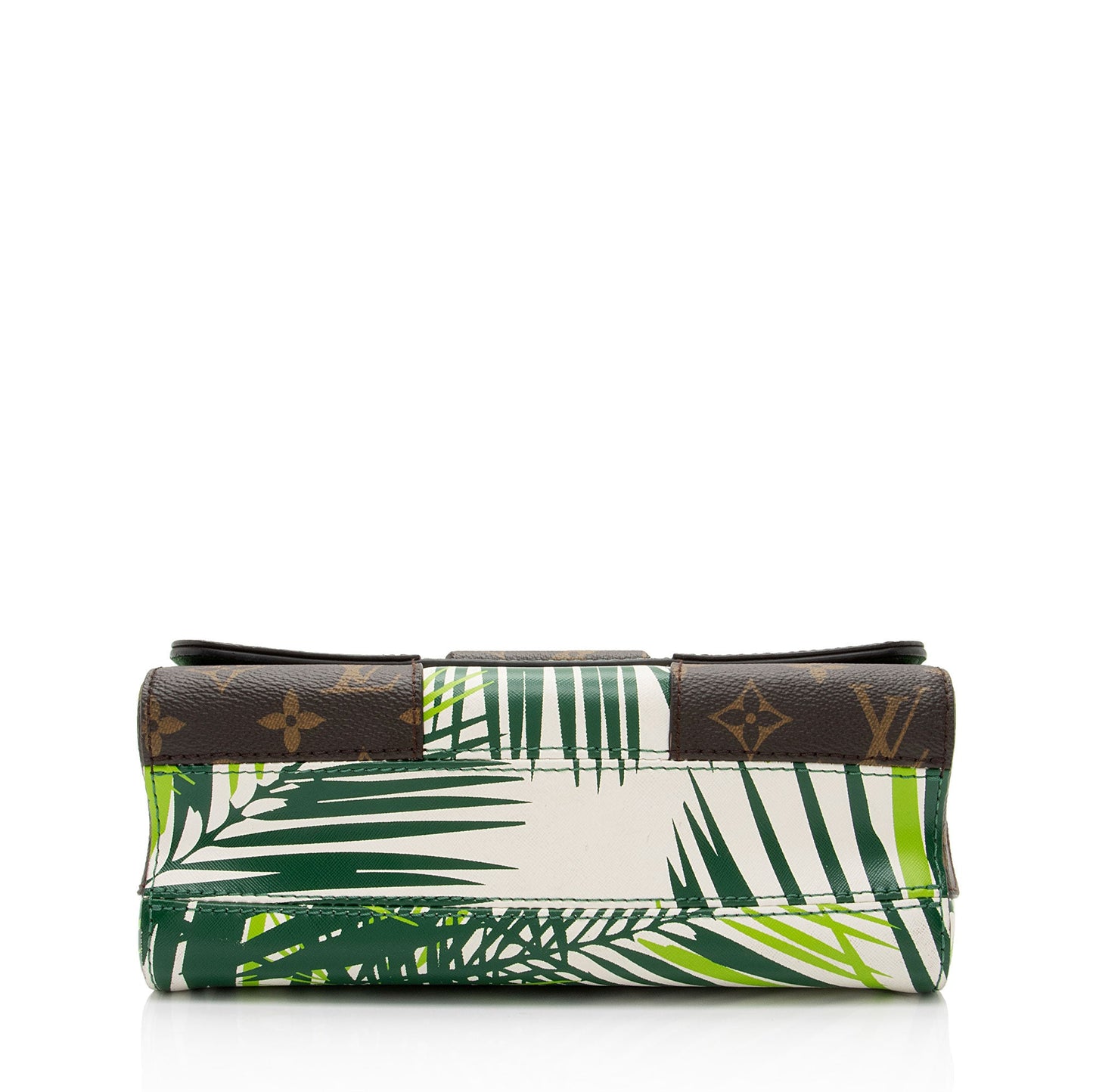 Louis Vuitton Coated Canvas Monogram Palm Twist MM Shoulder Bag (SHF-Jqef4T)