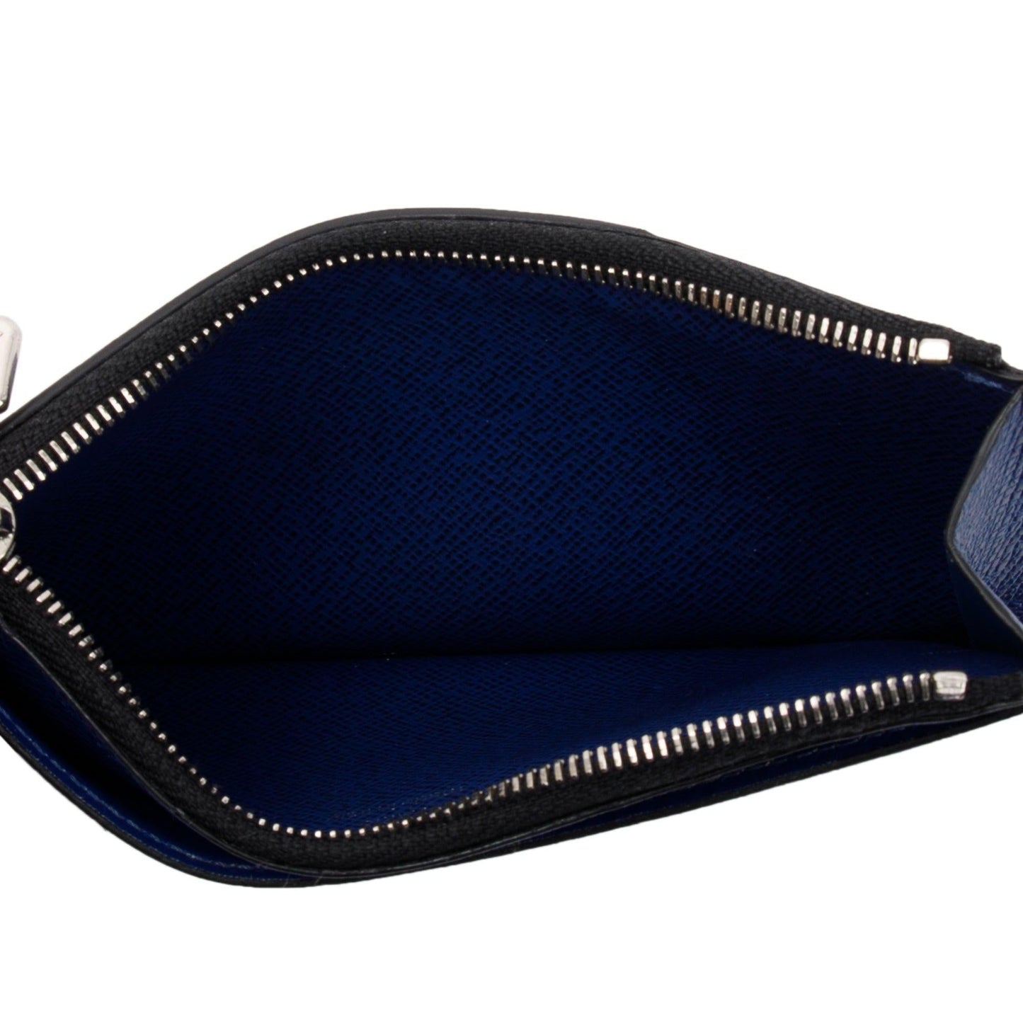 Louis Vuitton Cobalt Blue Taigarama Leather Coin Card Holder