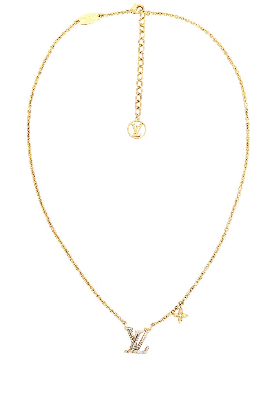 LOUIS VUITTON LV CRYSTAL MONOGRAM COLLIER NECKLACE