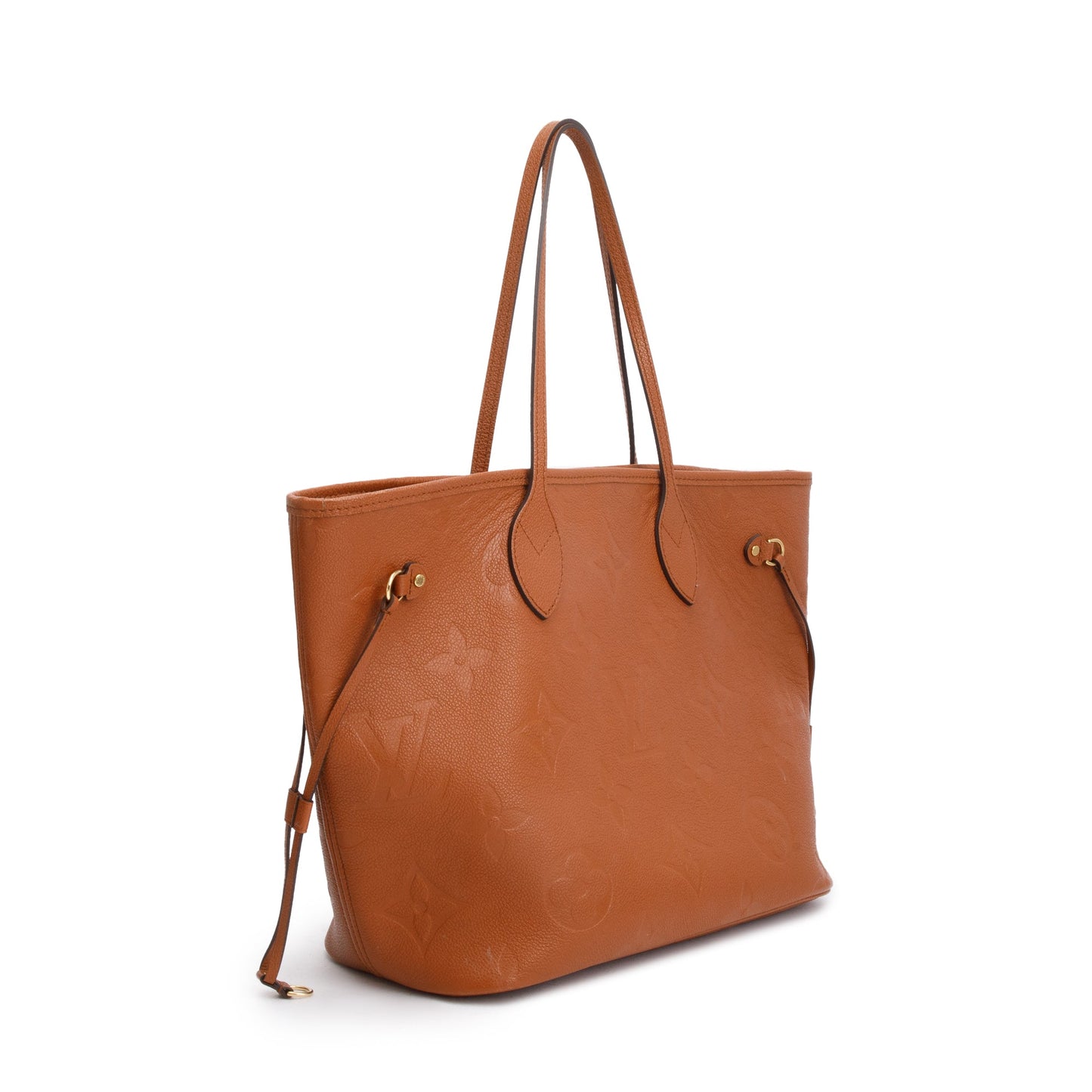 Louis Vuitton Congac Monogram Giant Empreinte Leather Neverfull MM