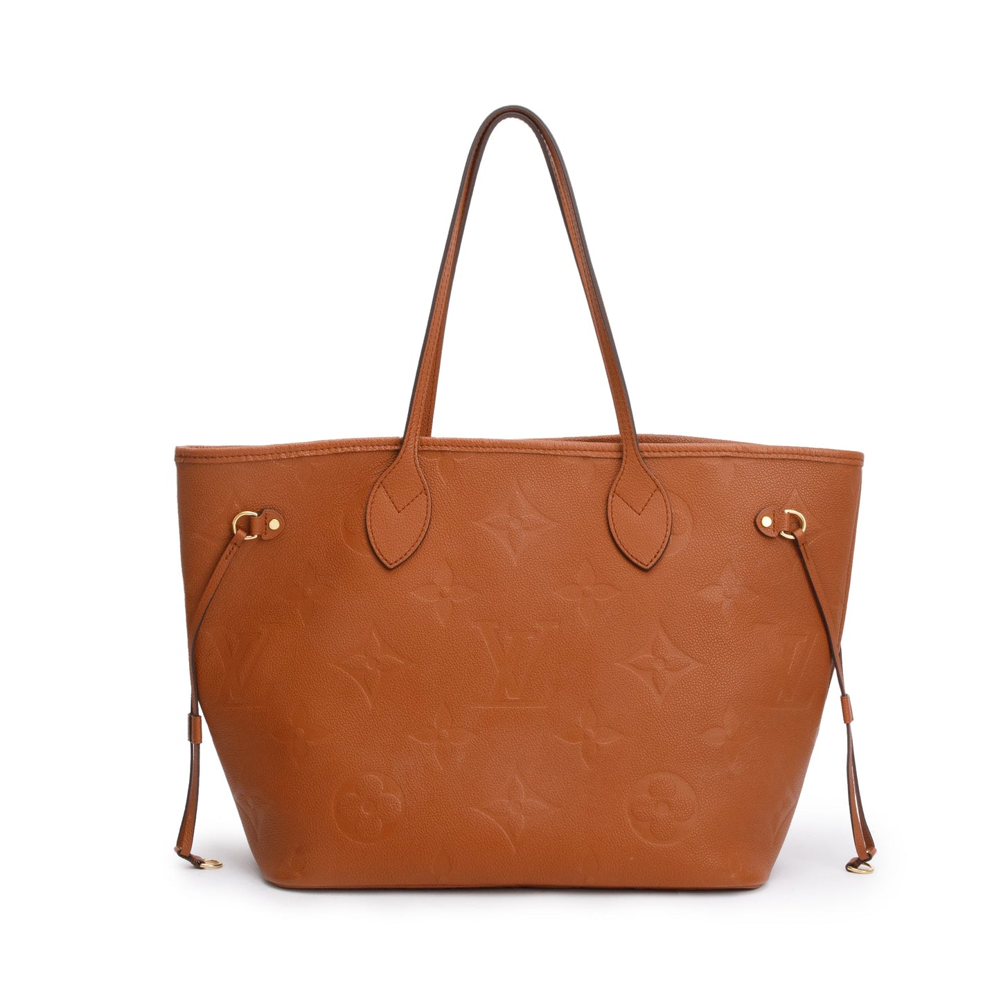 Louis Vuitton Congac Monogram Giant Empreinte Leather Neverfull MM