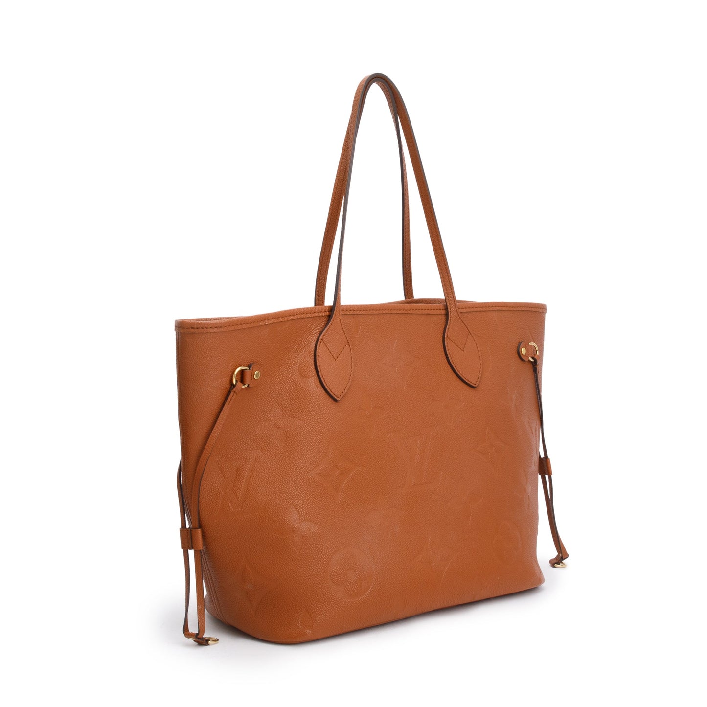 Louis Vuitton Congac Monogram Giant Empreinte Leather Neverfull MM