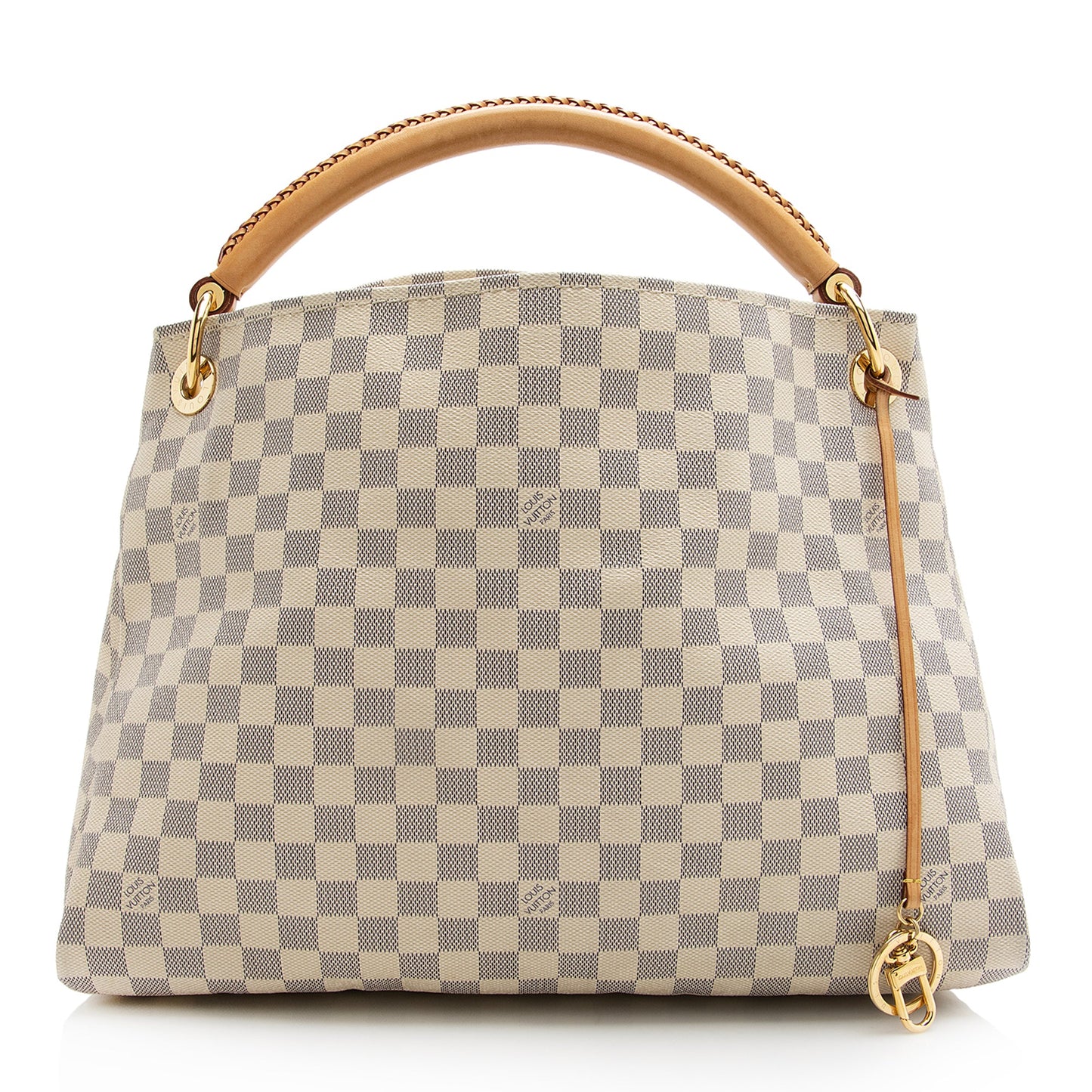 Louis Vuitton Damier Azur Artsy MM Shoulder Bag (SHF-22677)
