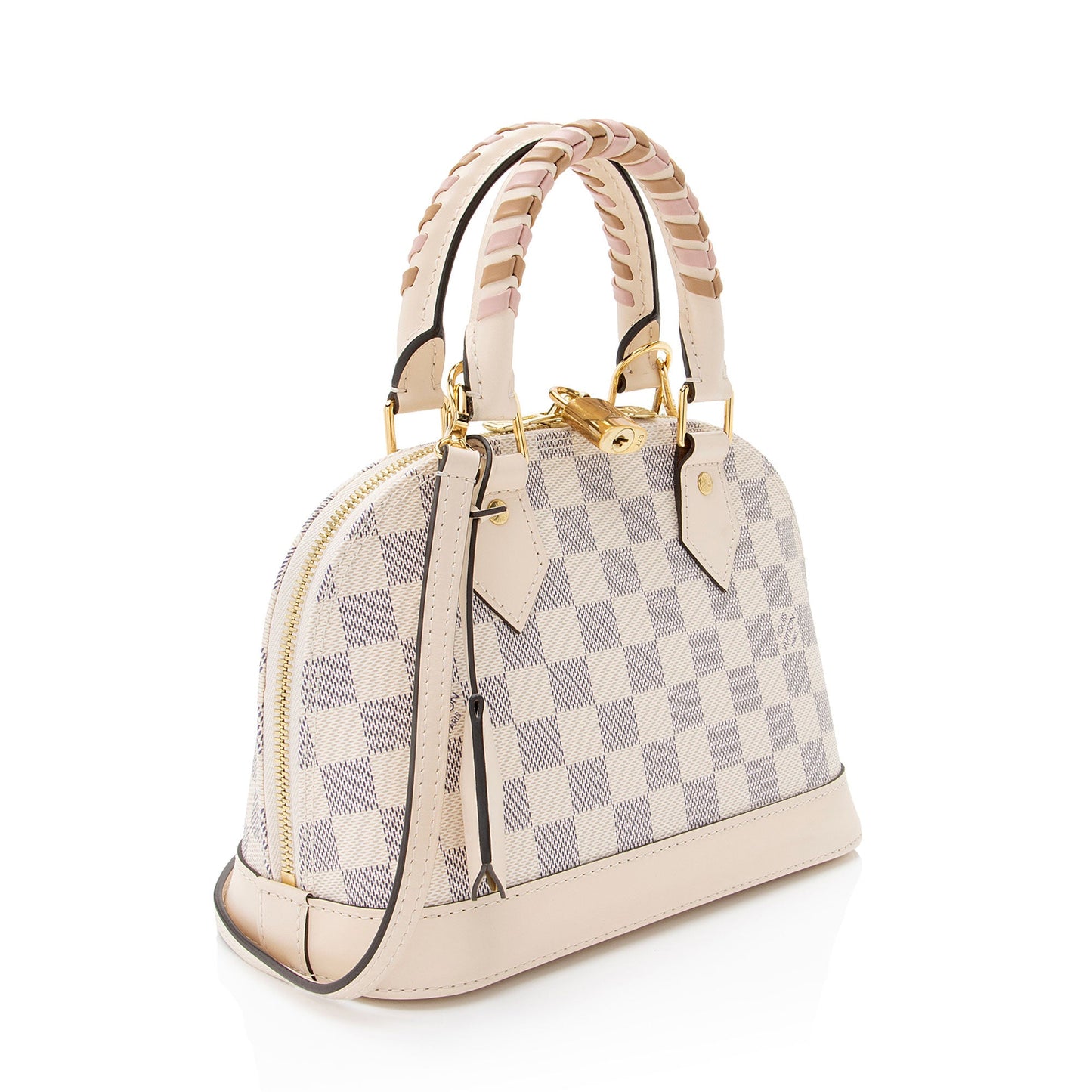 Louis Vuitton Damier Azur Braided Alma BB Satchel