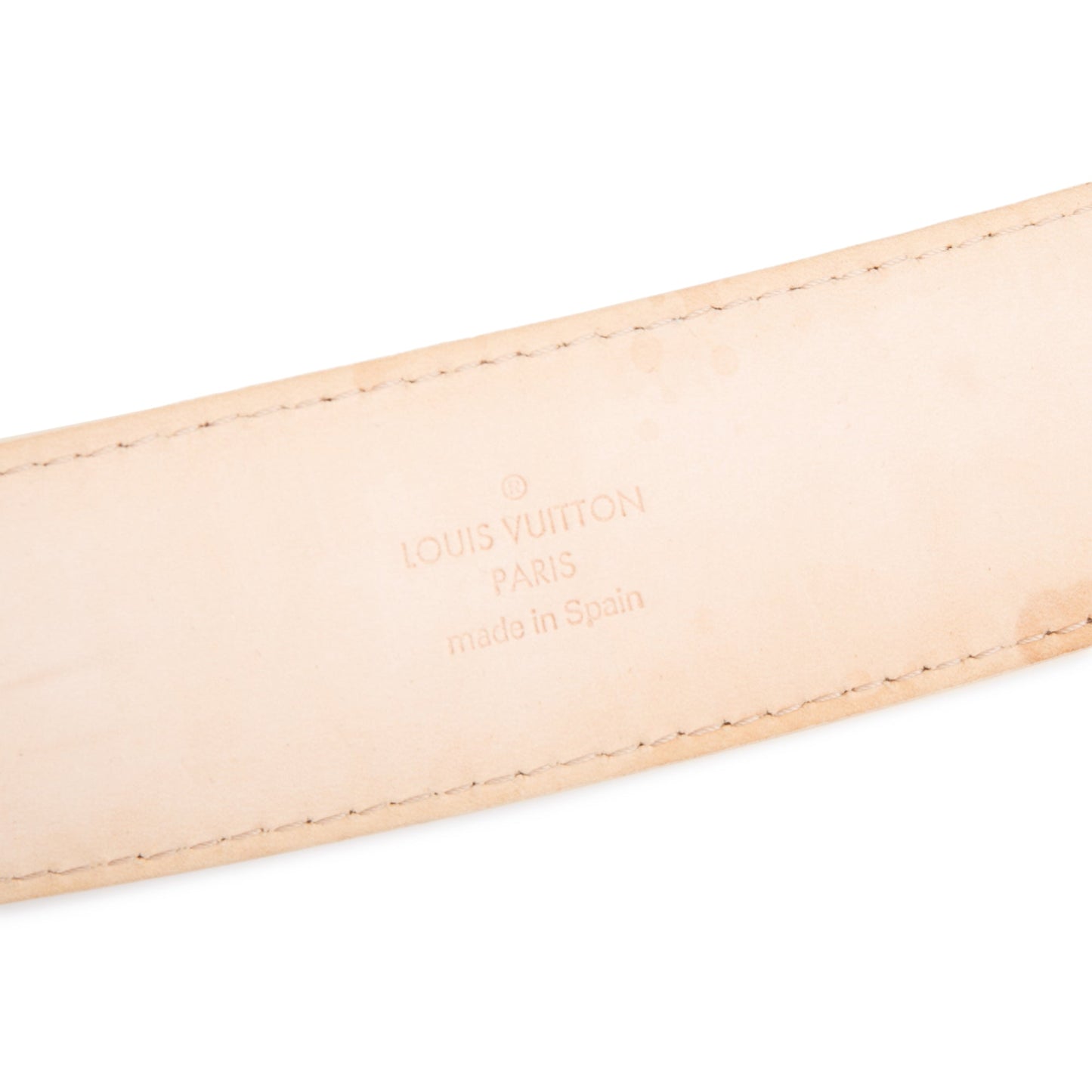 Louis Vuitton Damier Azur Canvas LV Initials 40 MM Belt 90 36