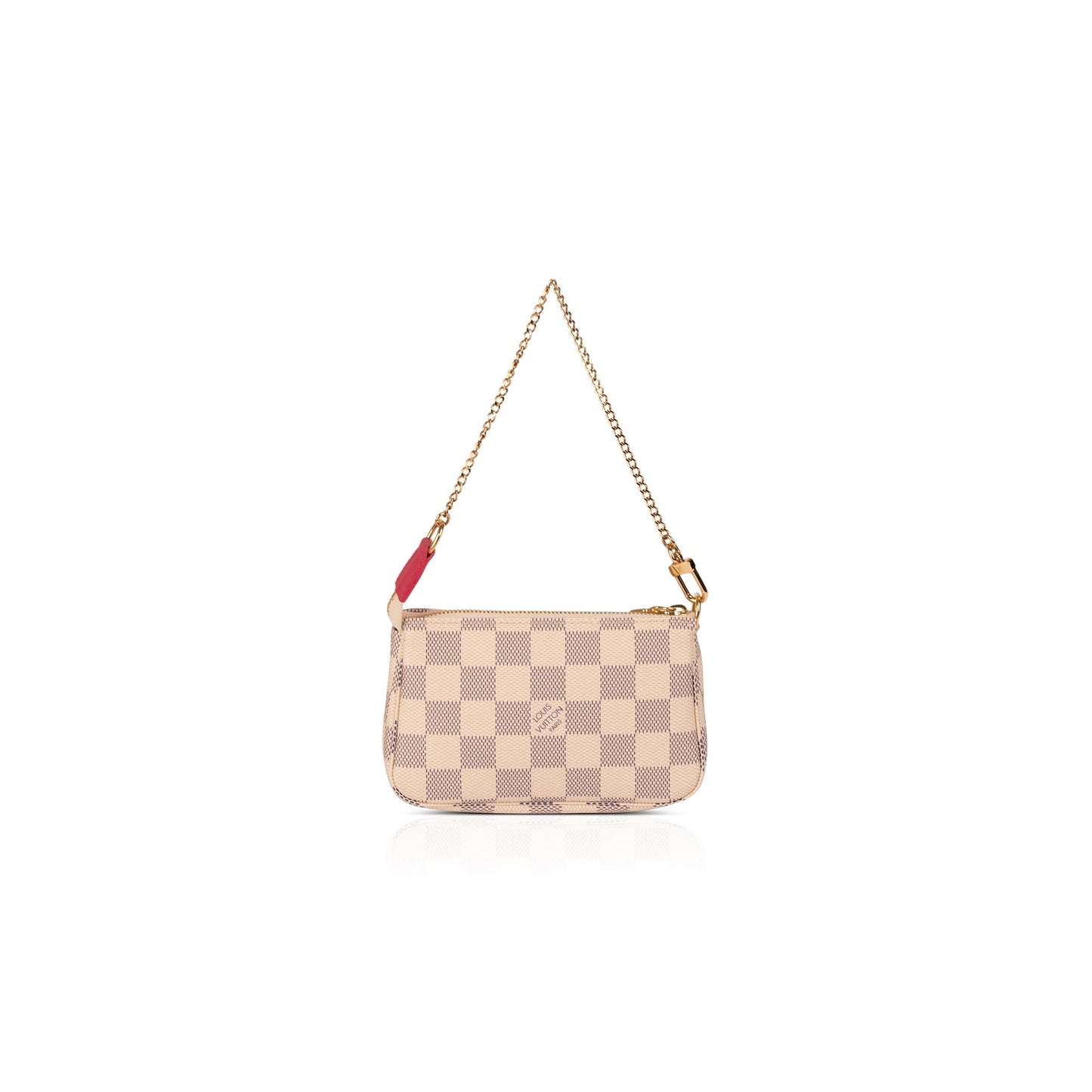 Louis Vuitton Damier Azur Christmas Giraffe Mini Pochette Accessories