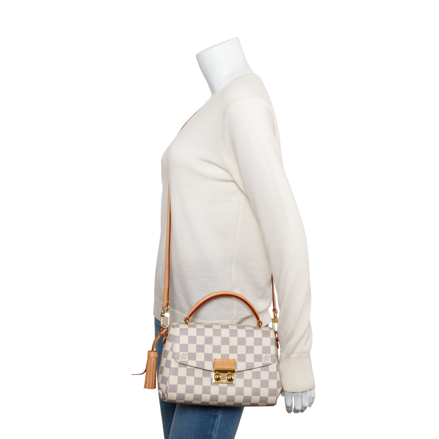 Louis Vuitton Damier Azur Croisette Bag