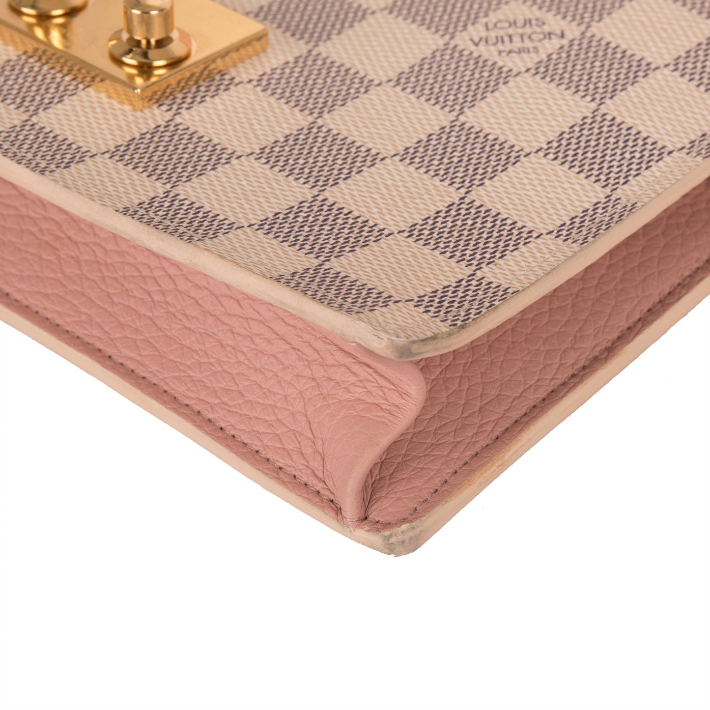 Louis Vuitton Damier Azur Croisette Chain Wallet