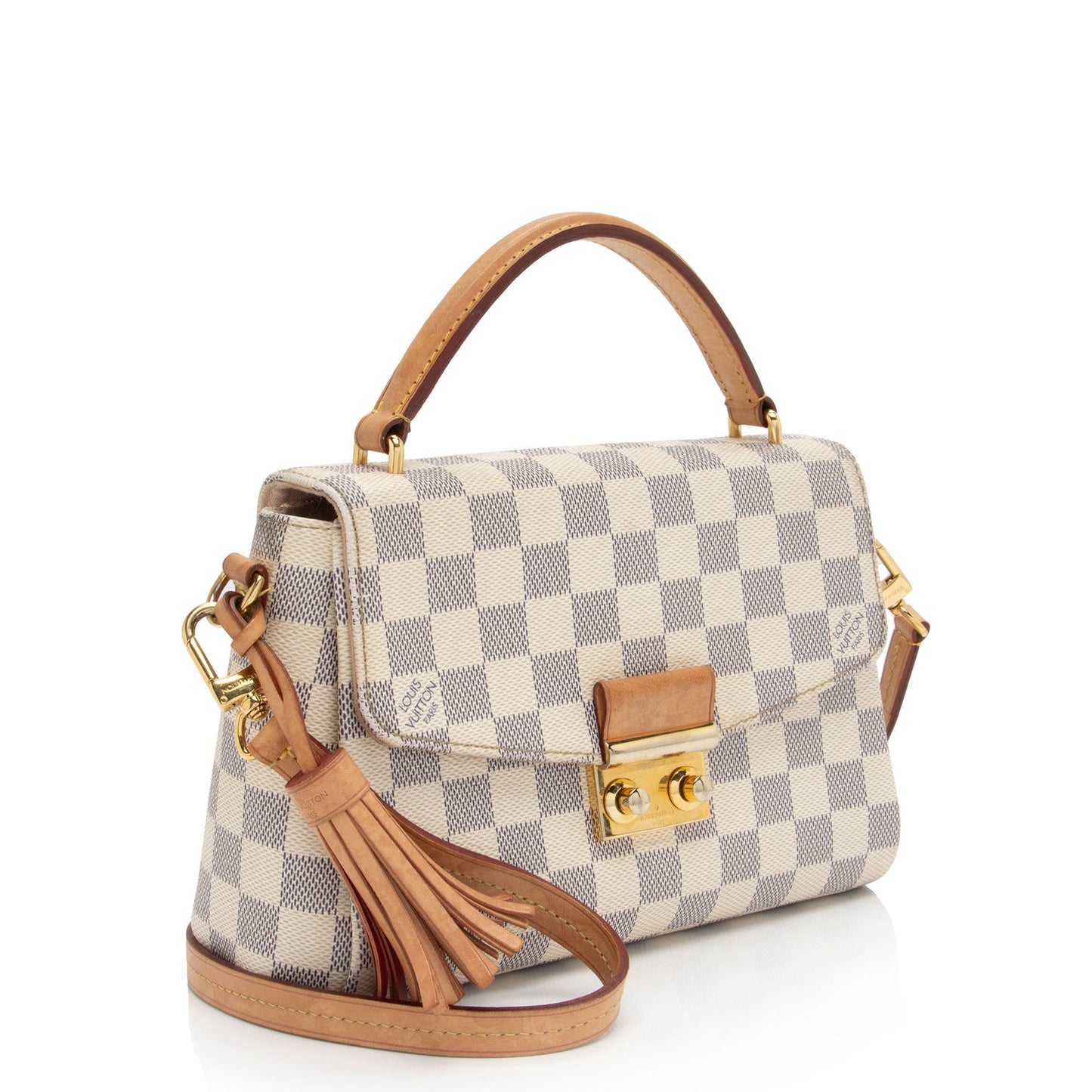 Louis Vuitton Damier Azur Croisette Shoulder Bag (SHF-WhCBUZ)