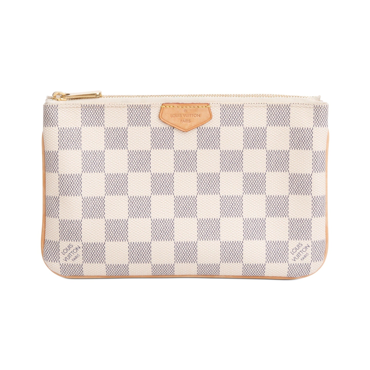 Louis Vuitton Damier Azur Double Zip Pochette