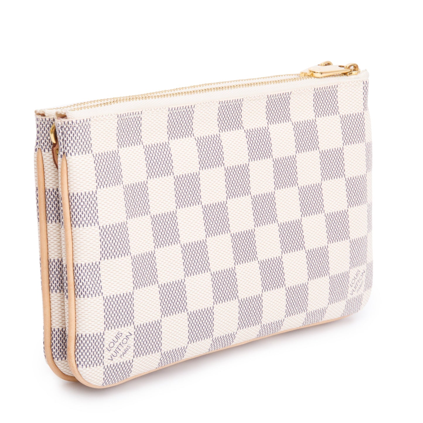 Louis Vuitton Damier Azur Double Zip Pochette