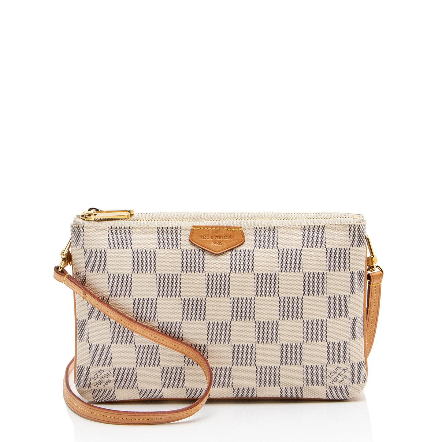 Louis Vuitton Damier Azur Double Zip Pochette