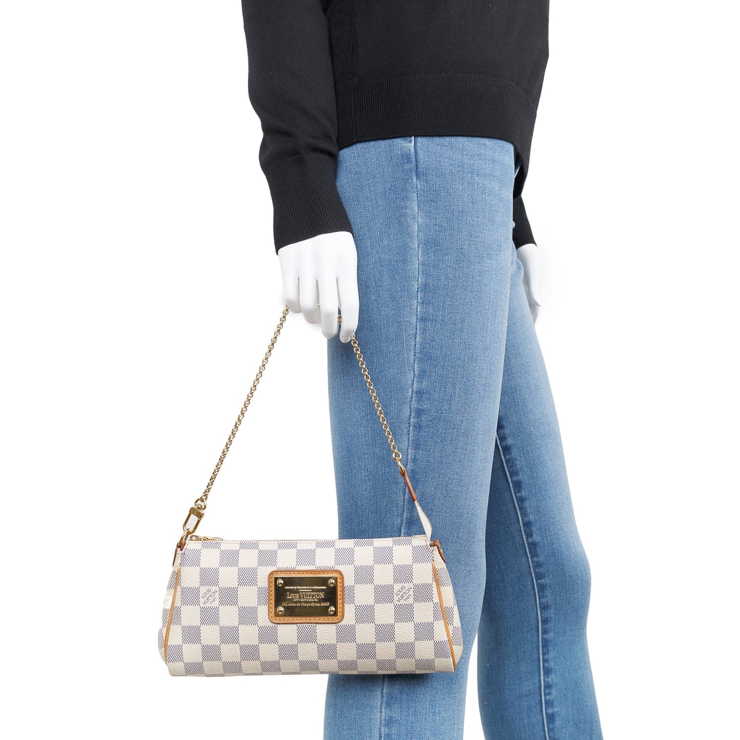 Louis Vuitton Damier Azur Eva Clutch