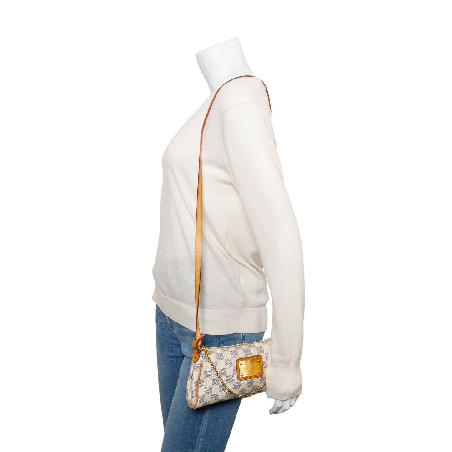Louis Vuitton Damier Azur Eva Clutch