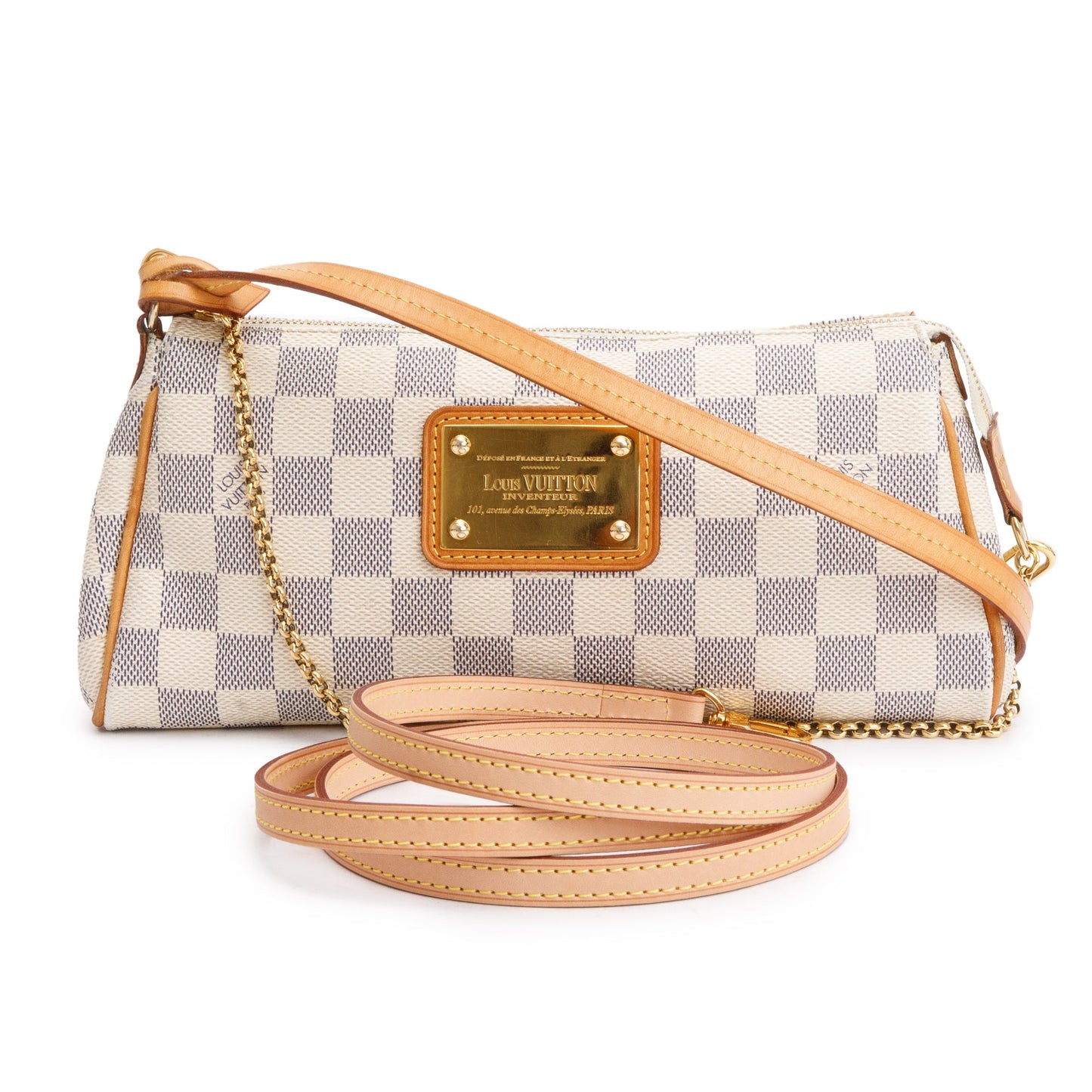 Louis Vuitton Damier Azur Eva Clutch