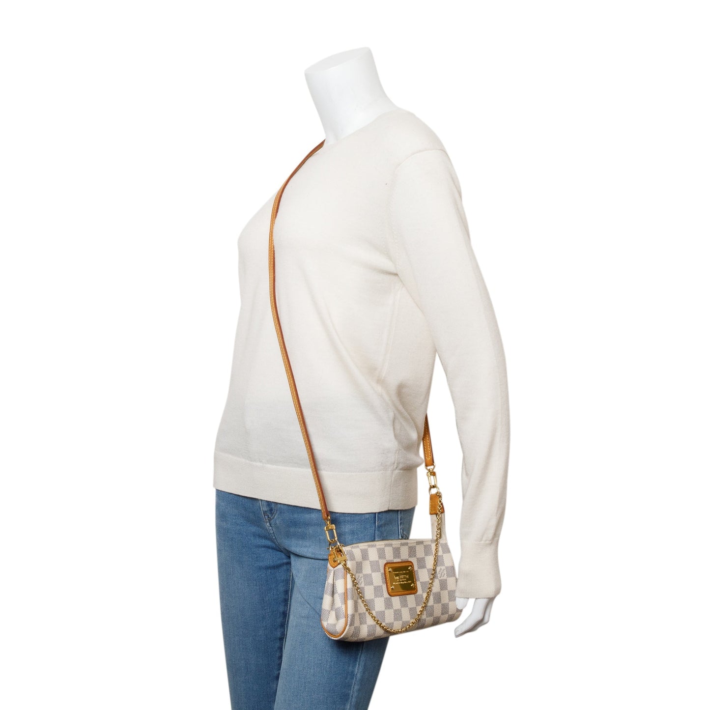 Louis Vuitton Damier Azur Eva Clutch