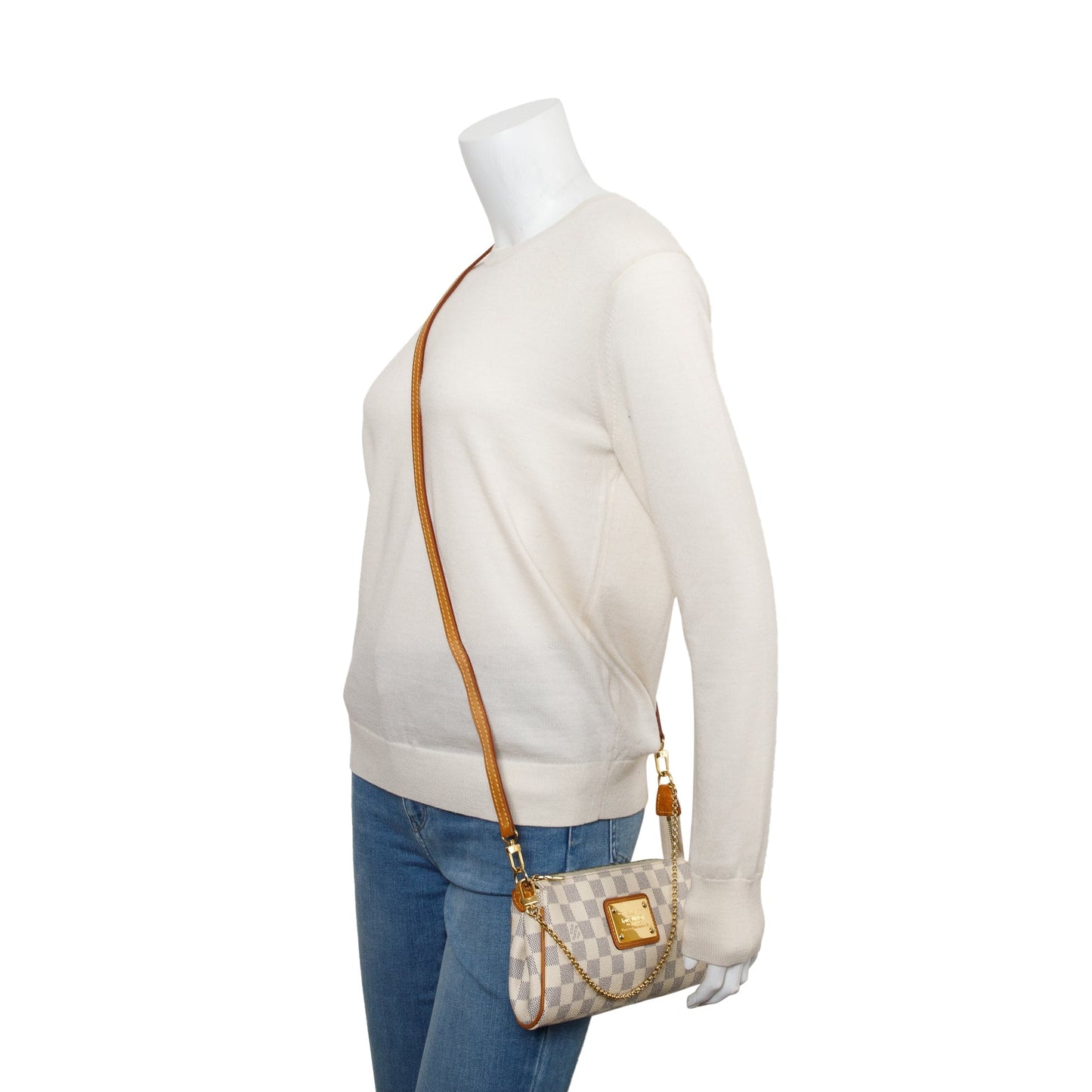 Louis Vuitton Damier Azur Eva Clutch