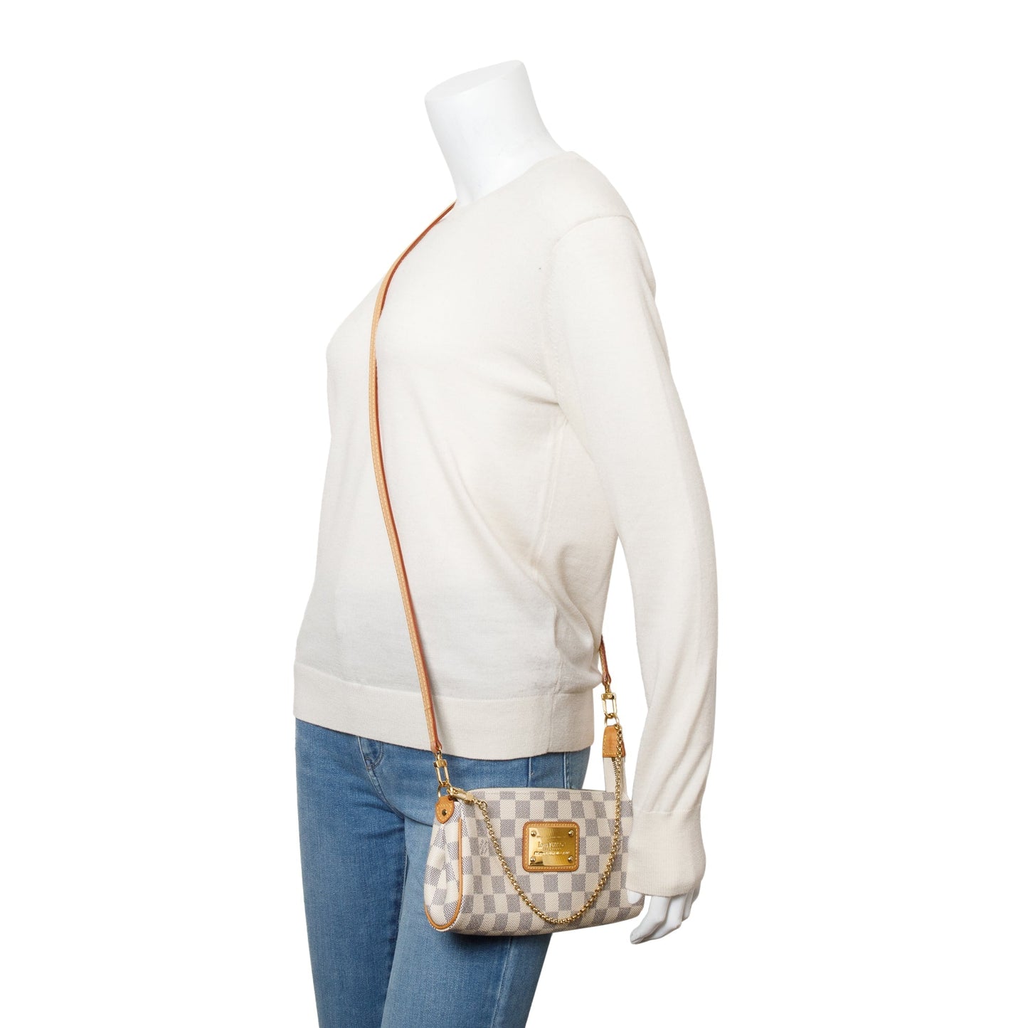 Louis Vuitton Damier Azur Eva Clutch