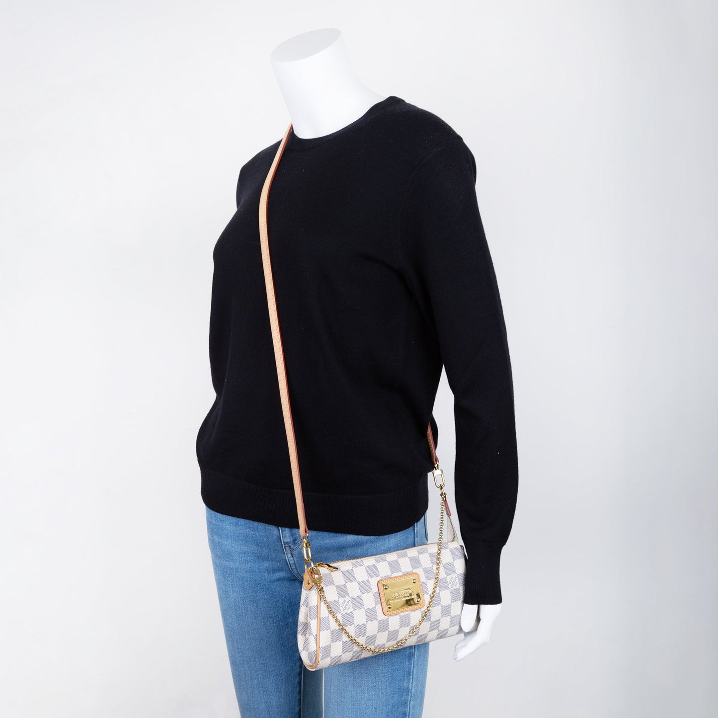 Louis Vuitton Damier Azur Eva Clutch