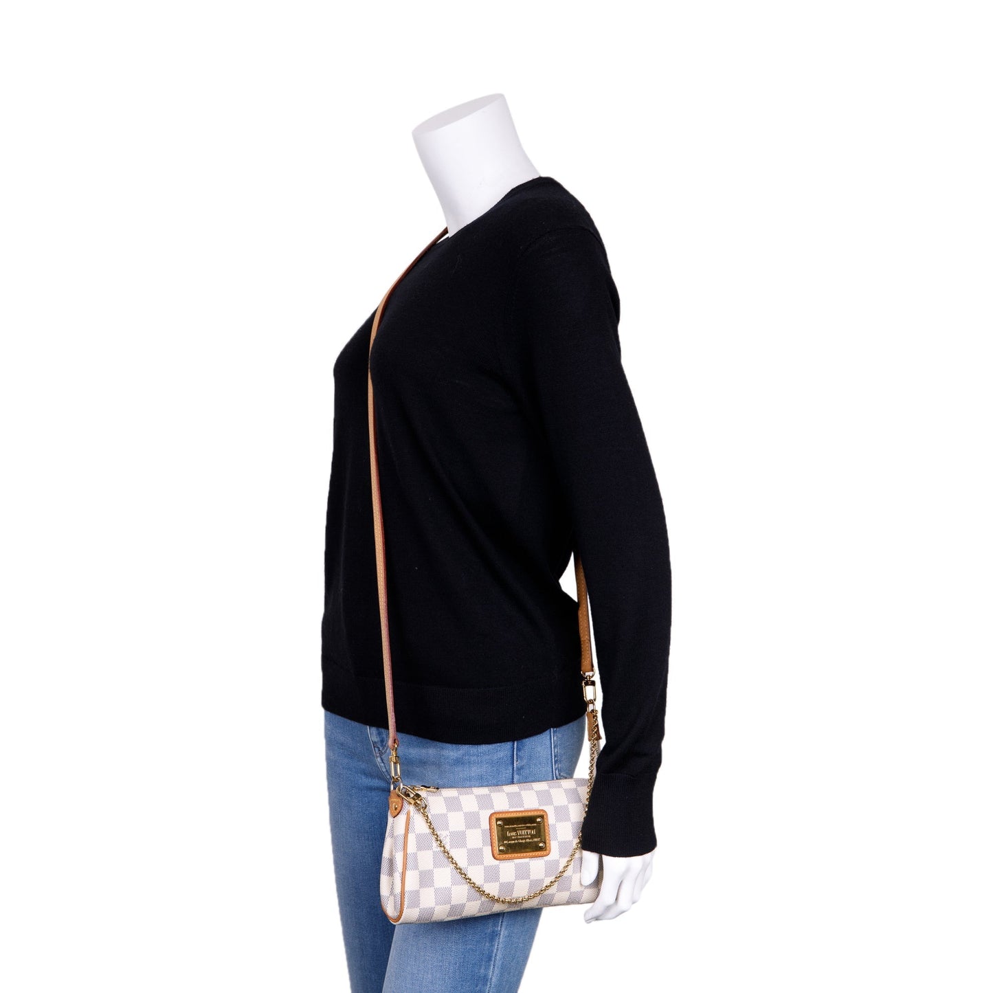 Louis Vuitton Damier Azur Eva Clutch