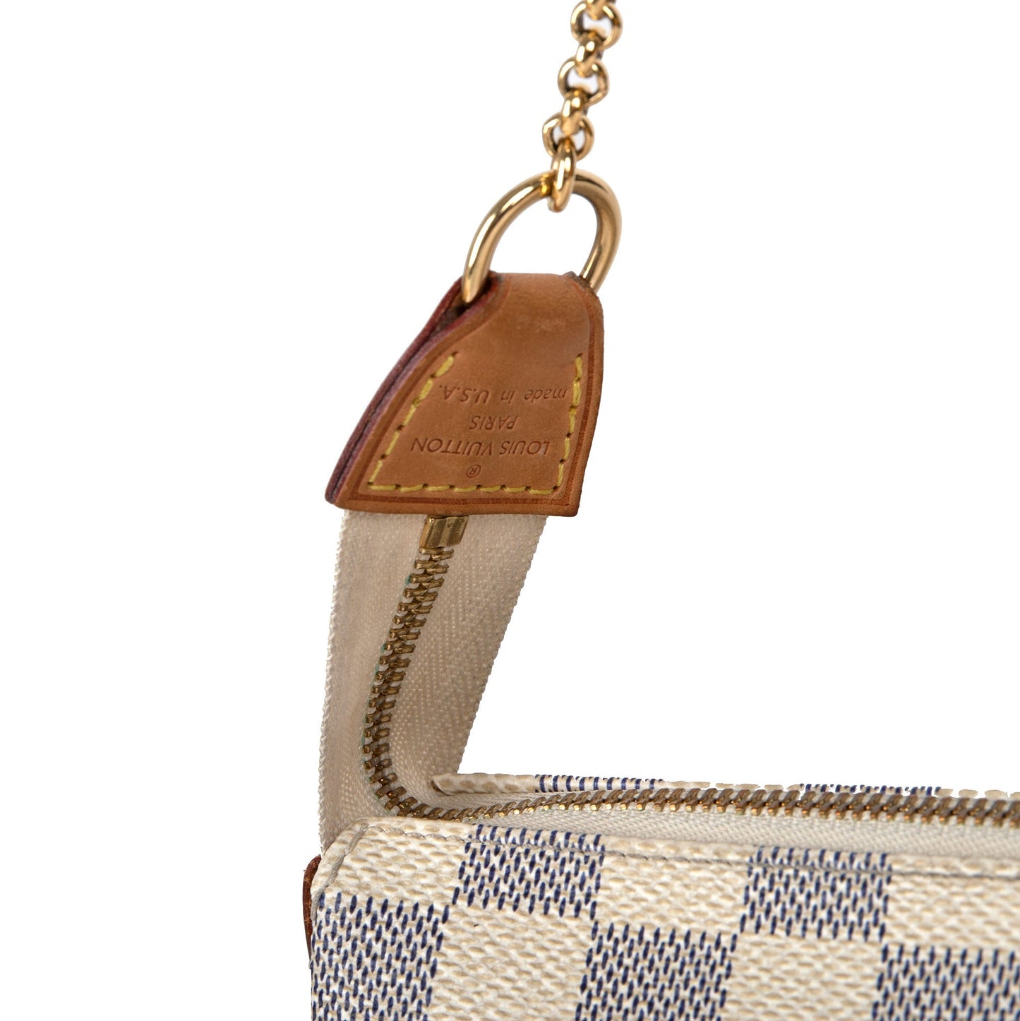 Louis Vuitton Damier Azur Eva Clutch with Strap
