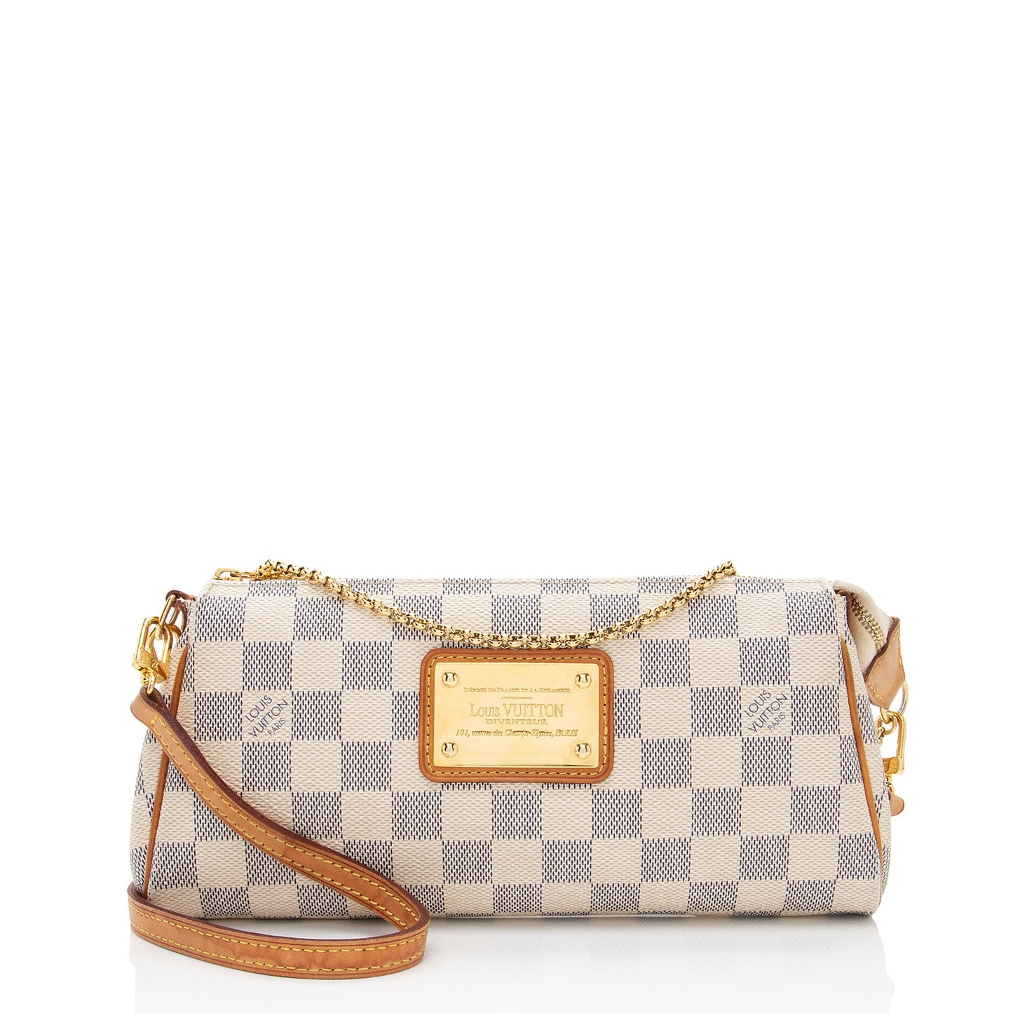 Louis Vuitton Damier Azur Eva Clutch (SHF-GmuHNh)